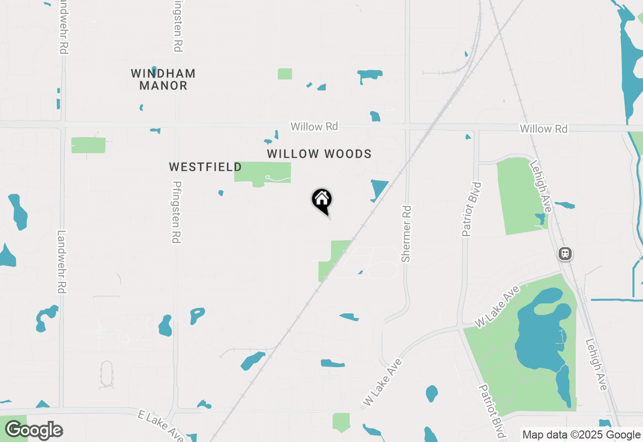 Map of 3128 Maple Leaf Drive, Glenview, IL 60026
