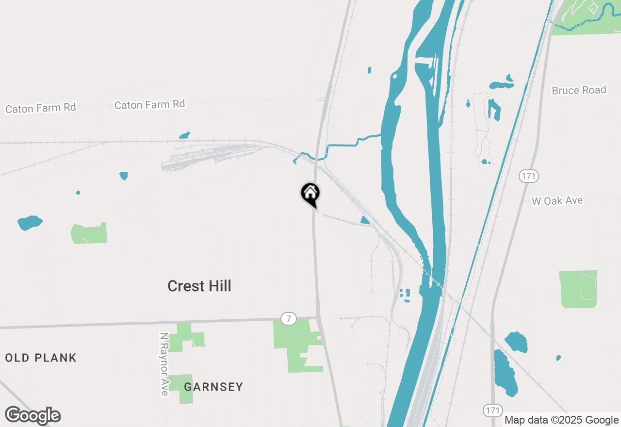 Map of 1923 N Broadway Street, Crest Hill, IL 60403