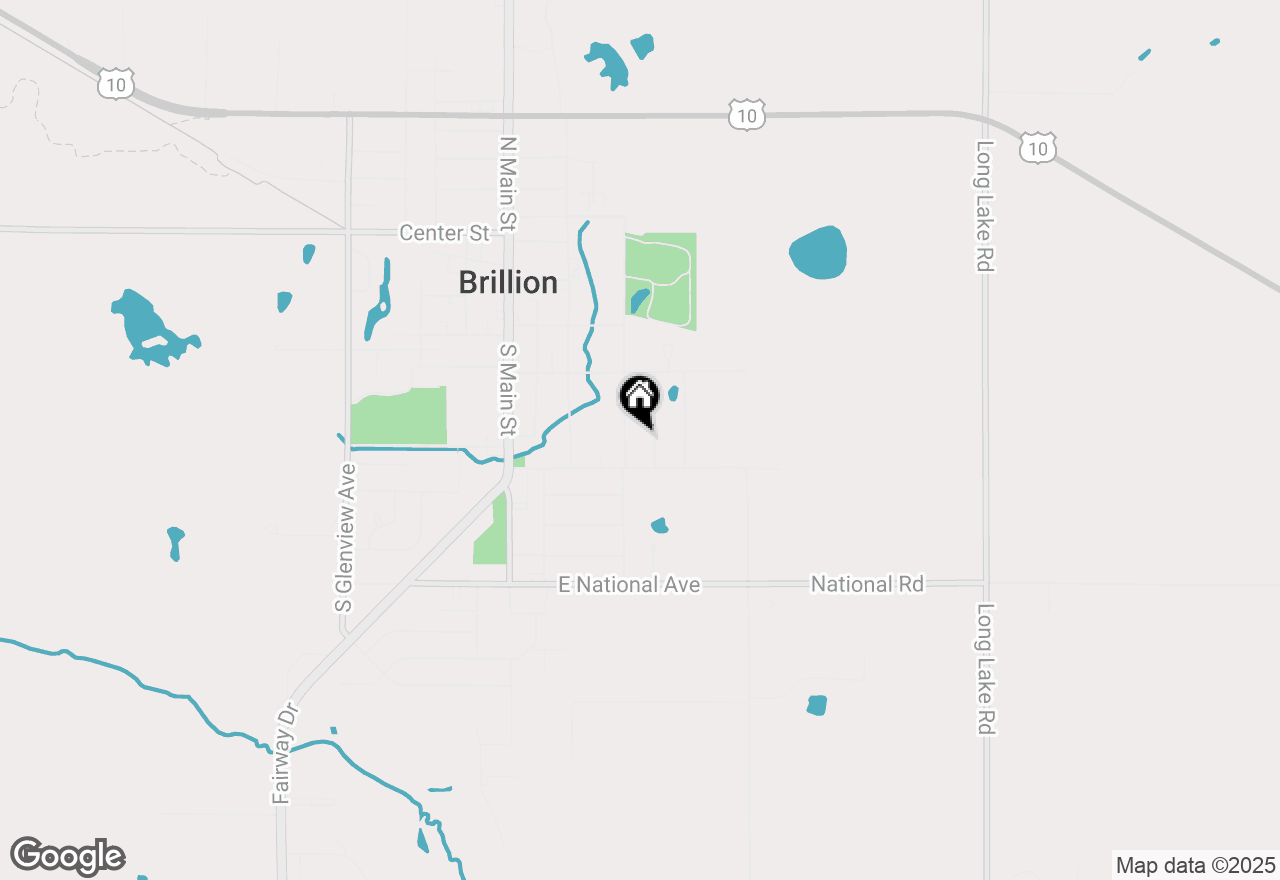 Map of 406 S Parkway Dr, Brillion, WI 54110