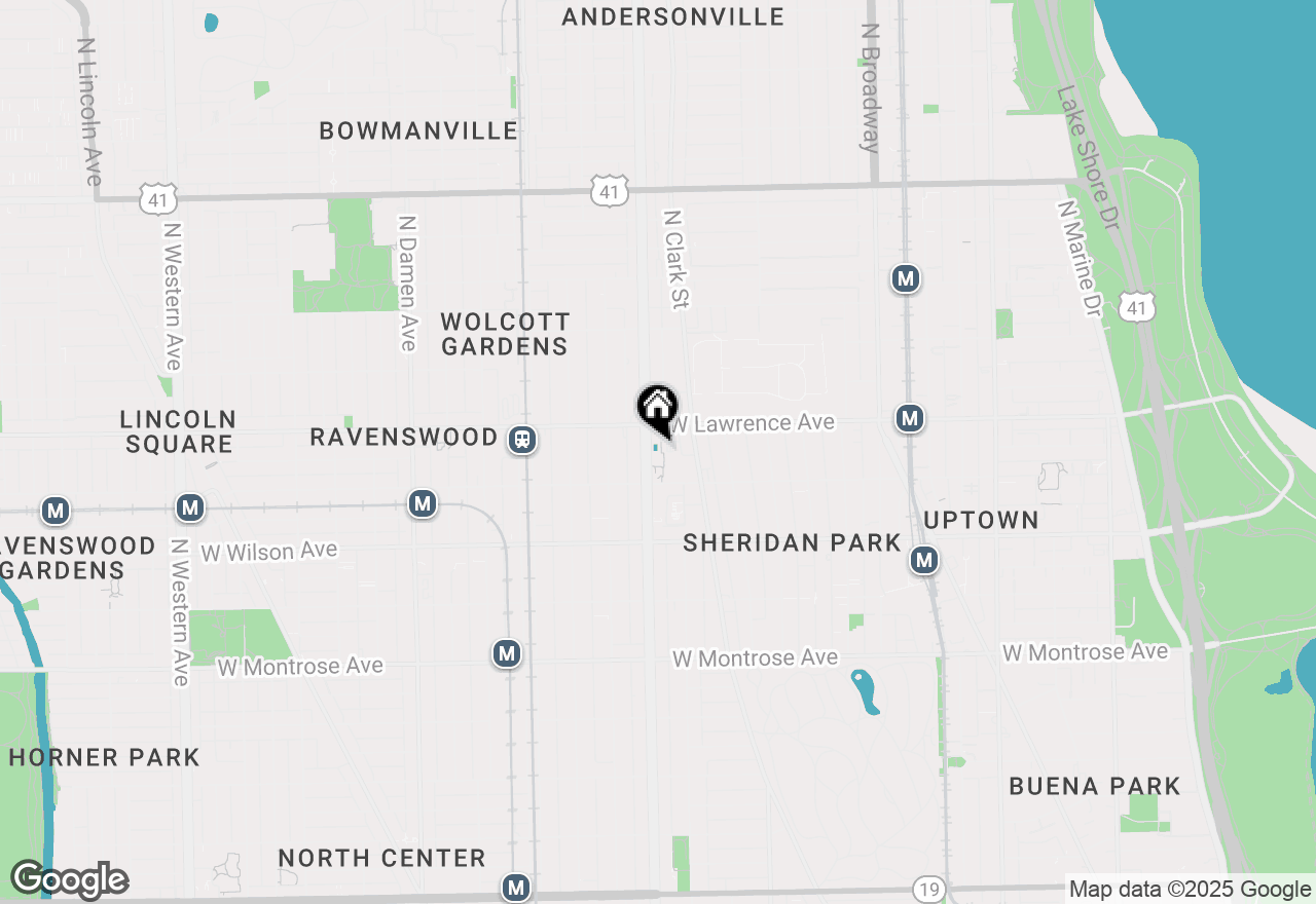 Map of 4747 N Ashland Avenue #406, Chicago, IL 60640