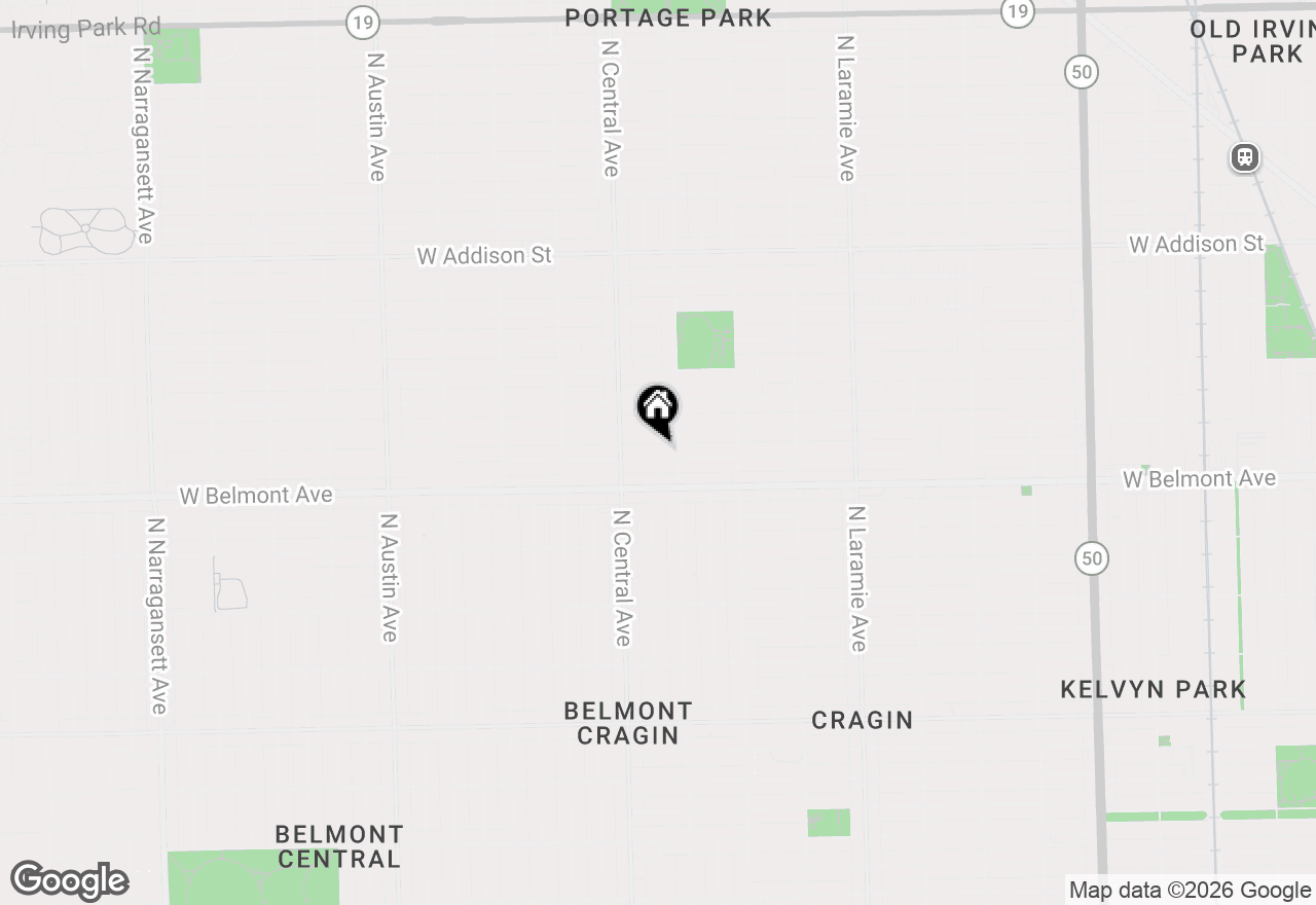 Map of 5518 W Melrose Street #2, Chicago, IL 60641