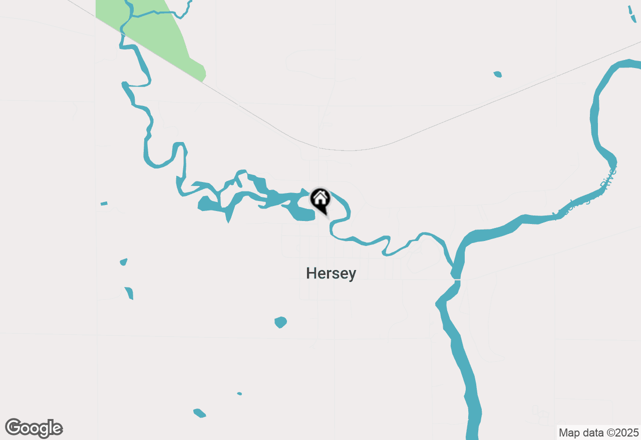Map of 110 N Main Street, Hersey, MI 49639