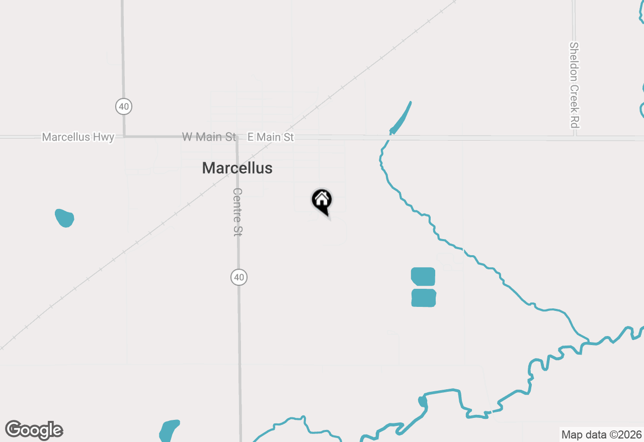 Map of 400 E South Street, Marcellus, MI 49067