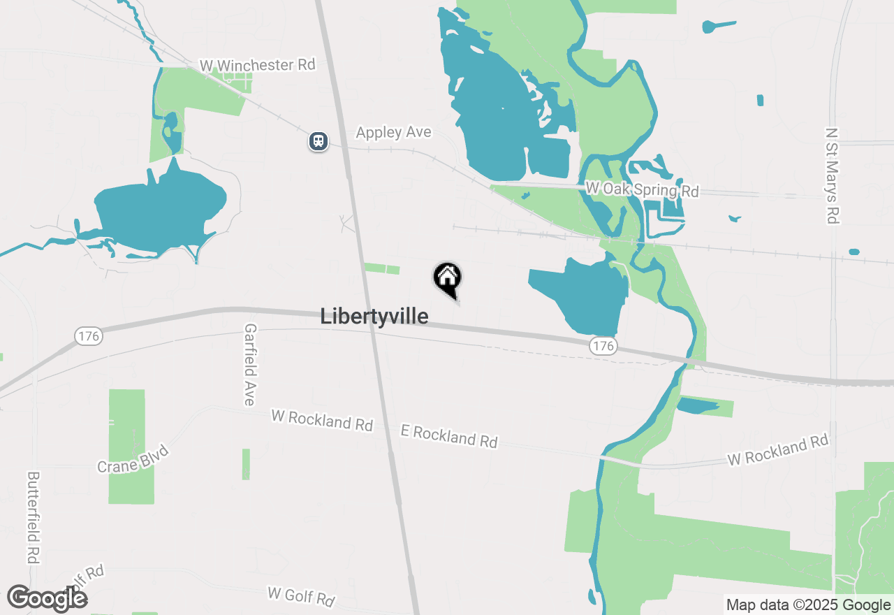 Map of 126 2nd Street, Libertyville, IL 60048