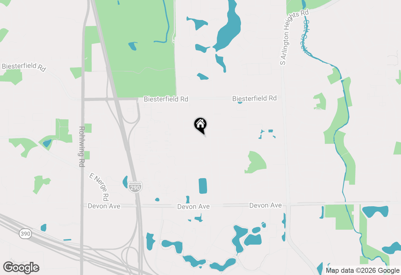 Map of 535 Gateshead N, Elk Grove Village, IL 60007