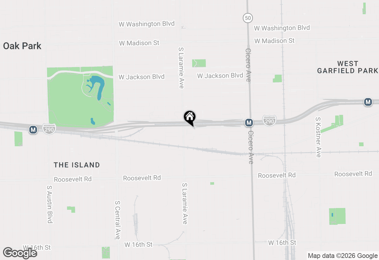 Map of 5113 W Lexington Street, Chicago, IL 60644