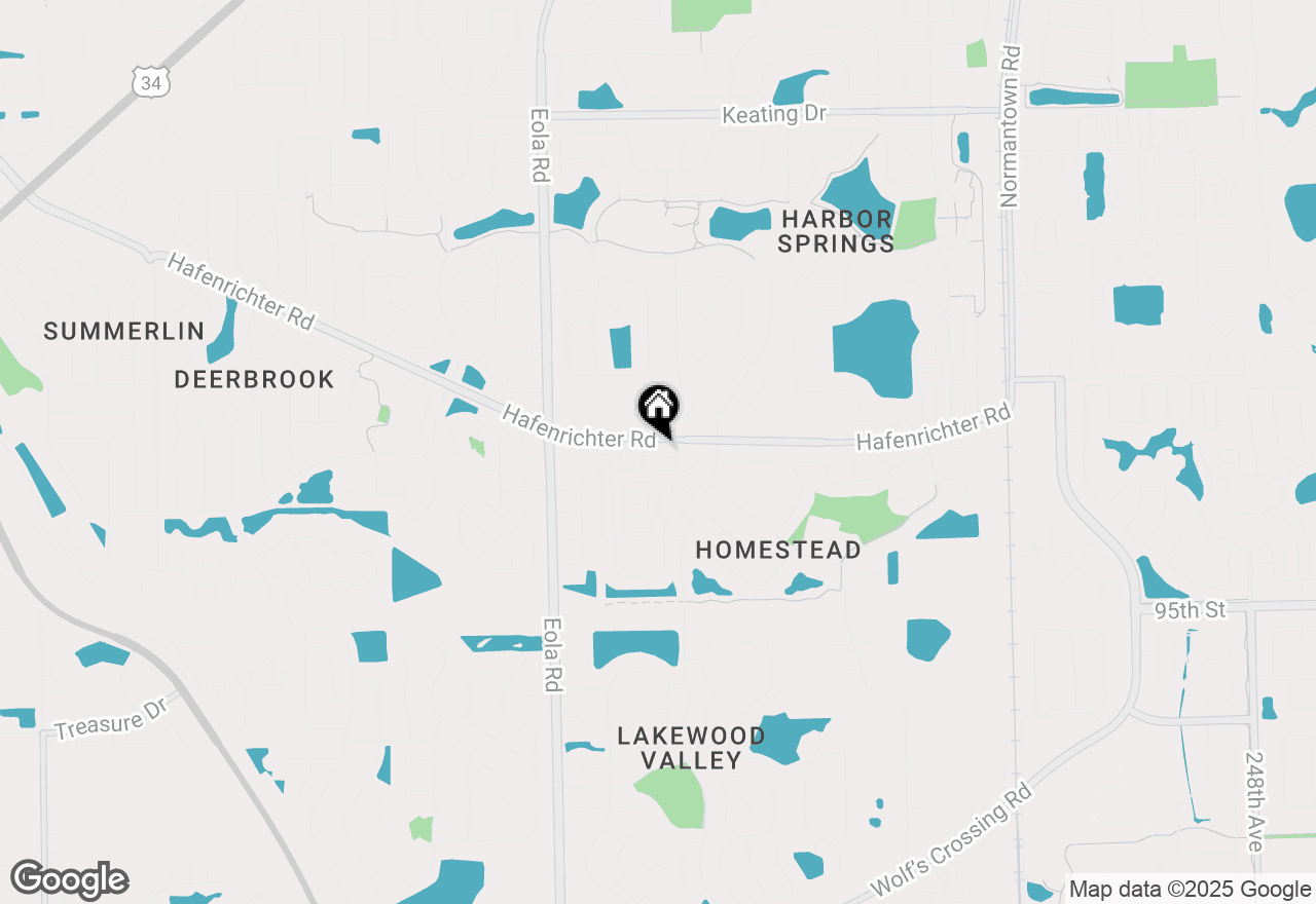 Map of 2576 Hillsboro Boulevard, Aurora, IL 60503