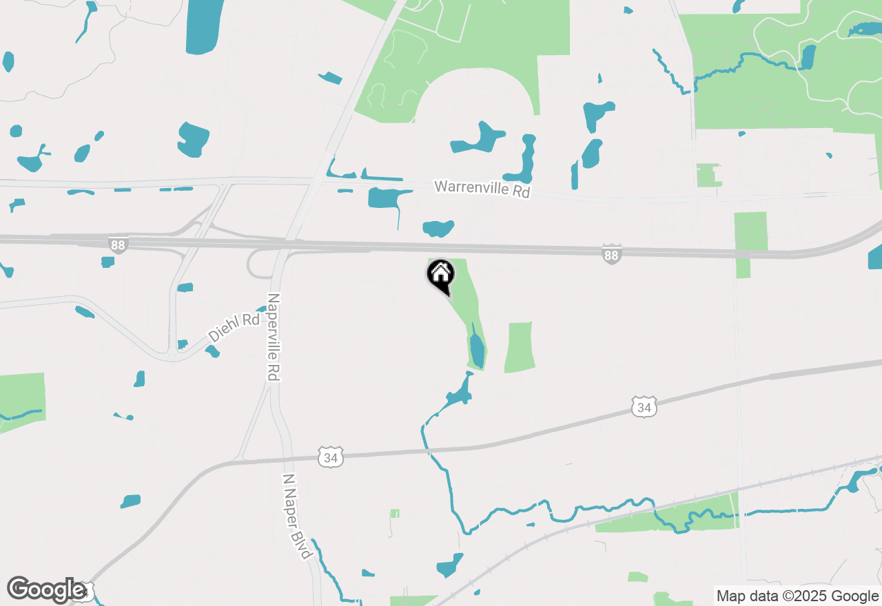 Map of 4445 Brittany Drive, Lisle, IL 60532