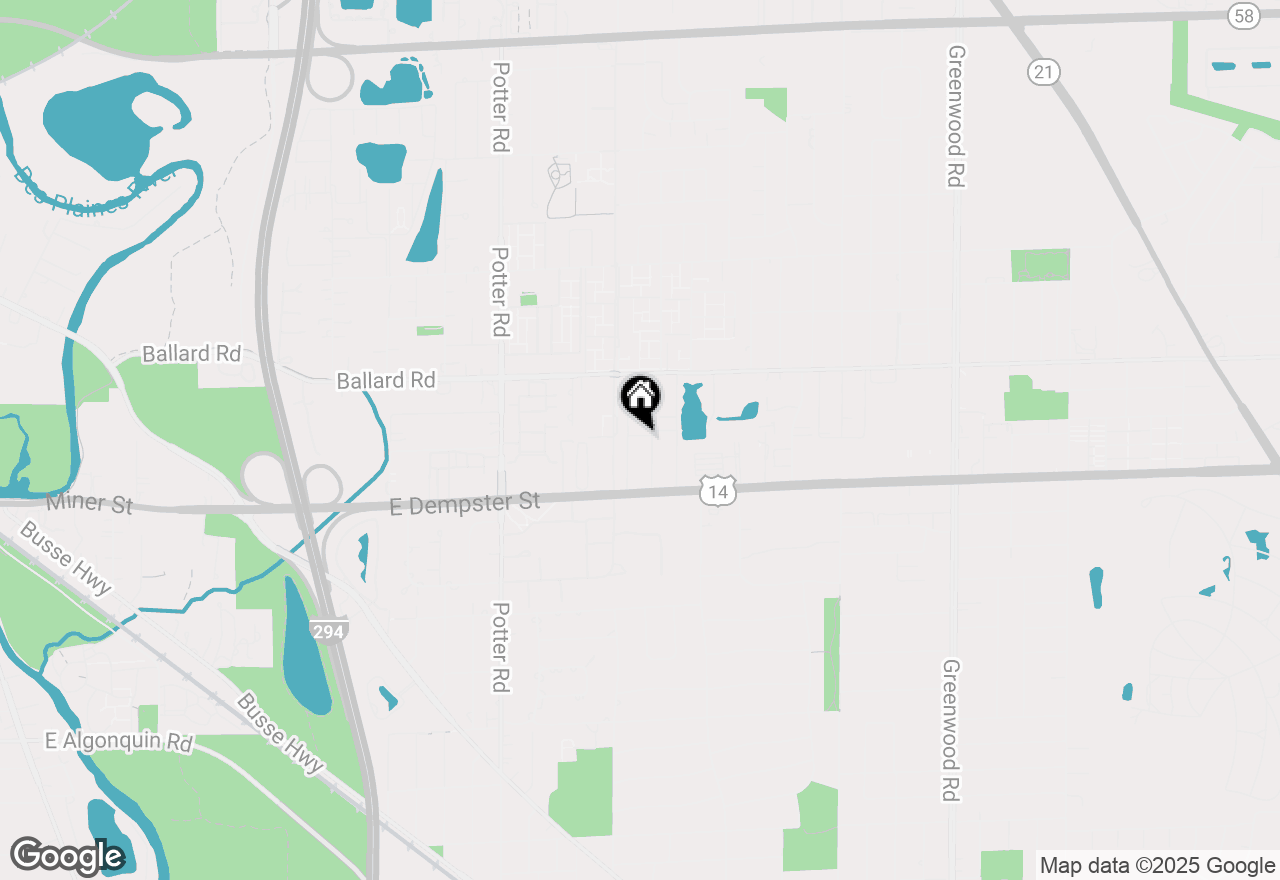 Map of 8852 Robin Drive #E, Des Plaines, IL 60016