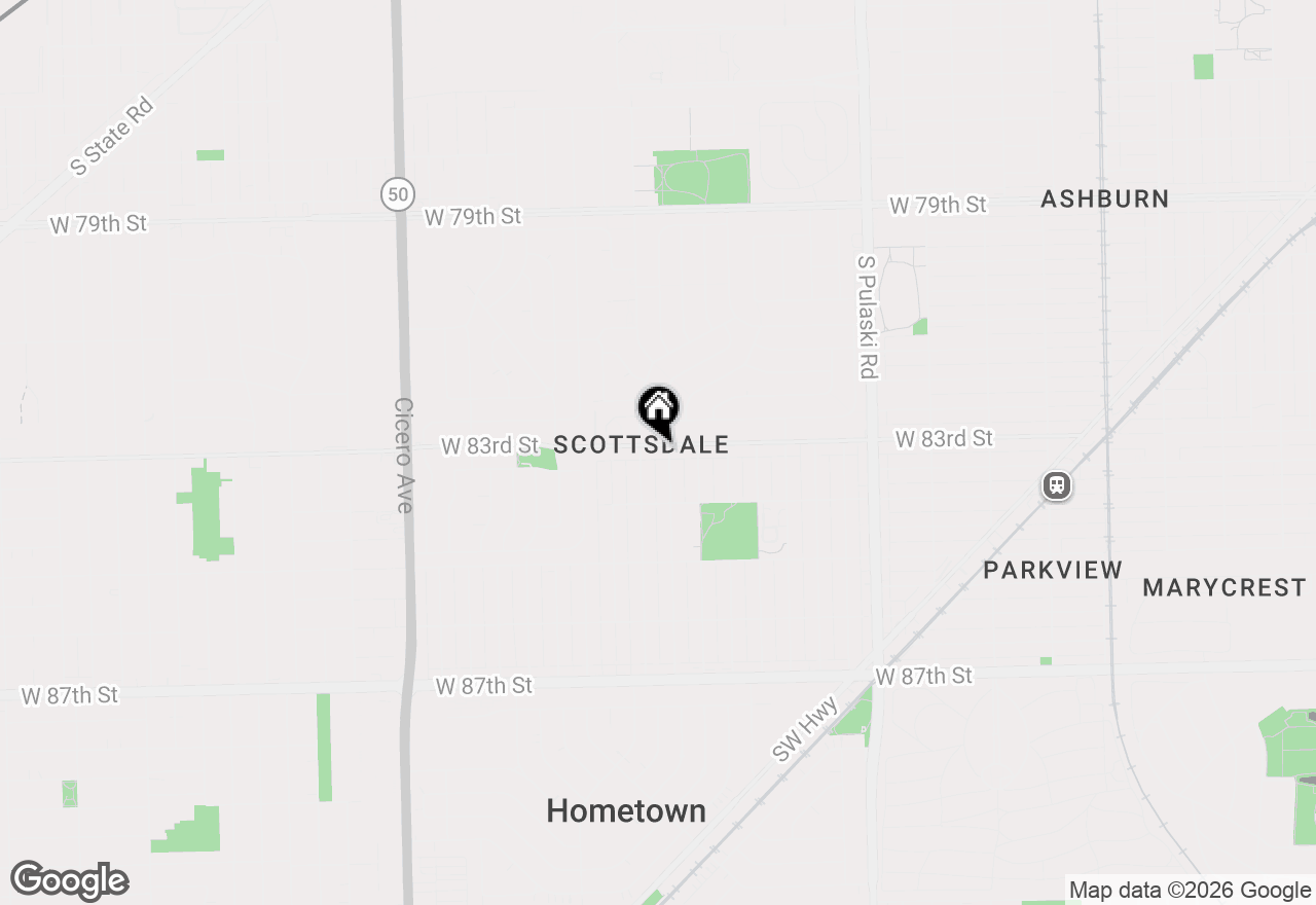 Map of 4339 W 83rd Street, Chicago, IL 60652