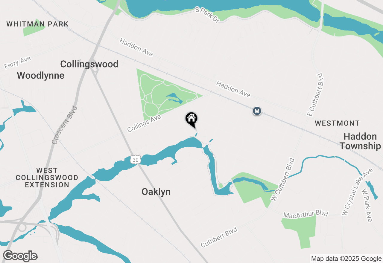 Map of 1 Lakeshore Drive, Collingswood, NJ 08108