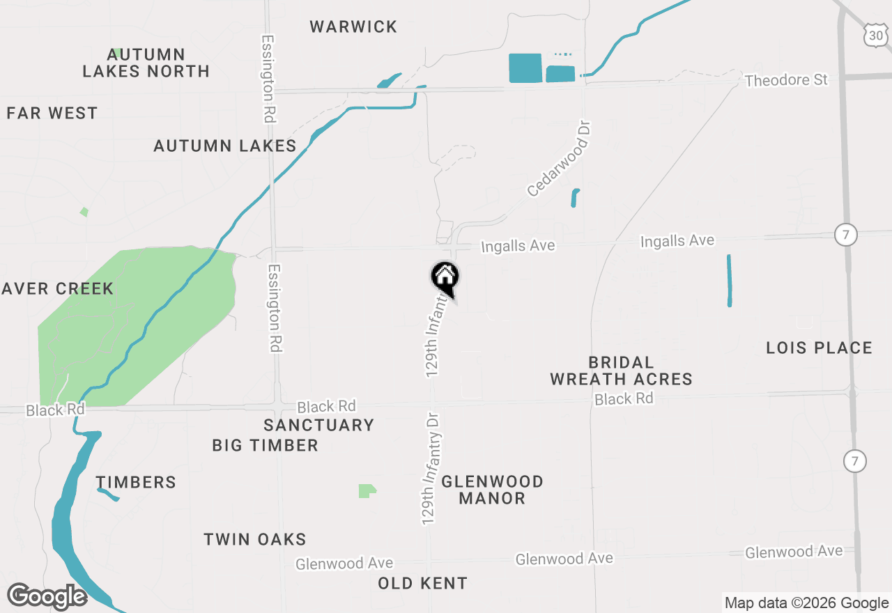 Map of 1064 N 129th Infantry Drive, Joliet, IL 60435