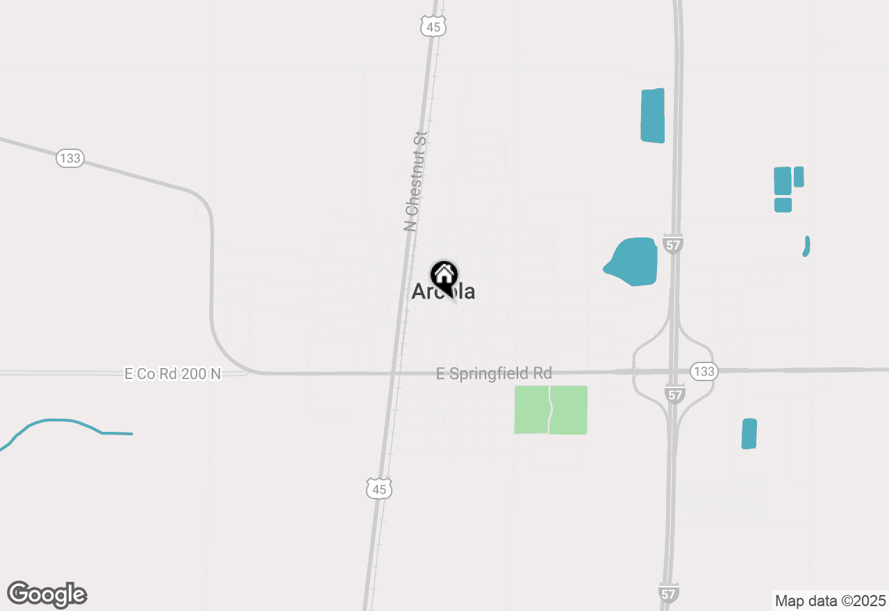 Map of 206 E Main Street, Arcola, IL 61910