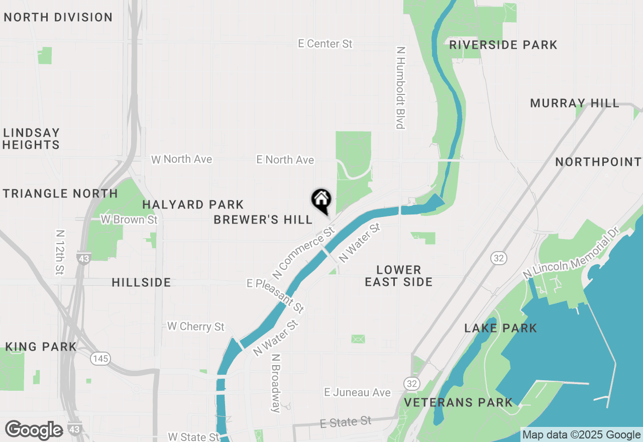 Map of 528 E Glover Ave, Milwaukee, WI 53212