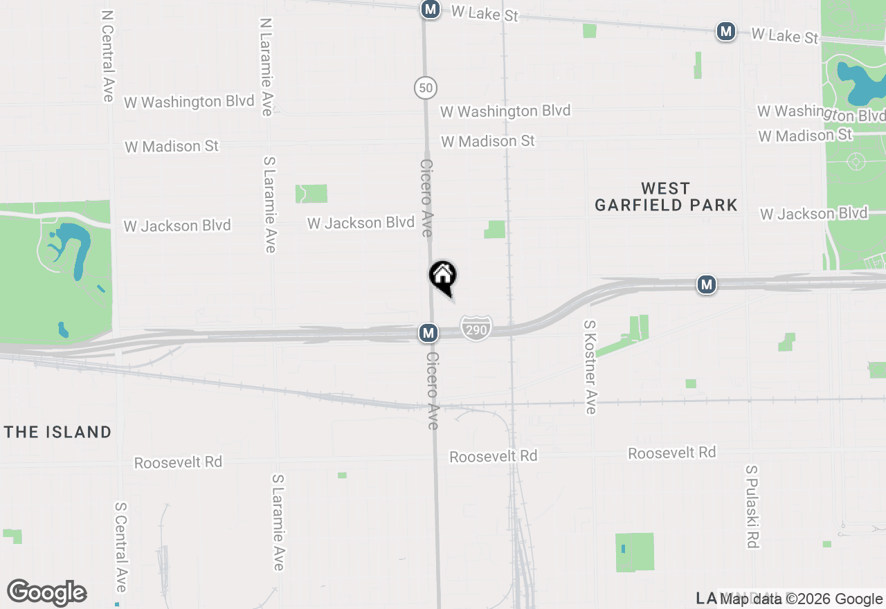 Map of 4745 W Harrison Street, Chicago, IL 60644