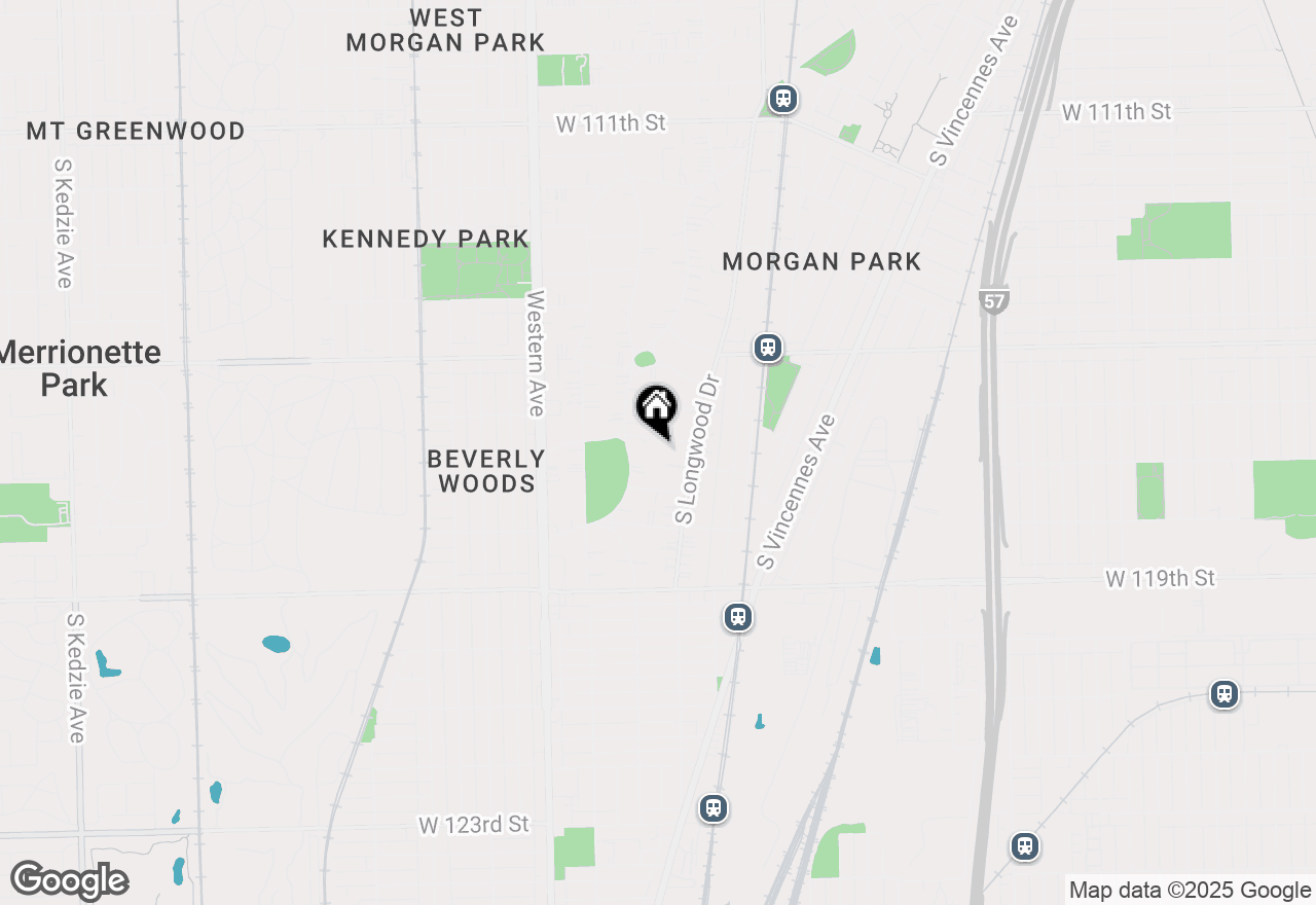 Map of 2161 W 116th Place, Chicago, IL 60643