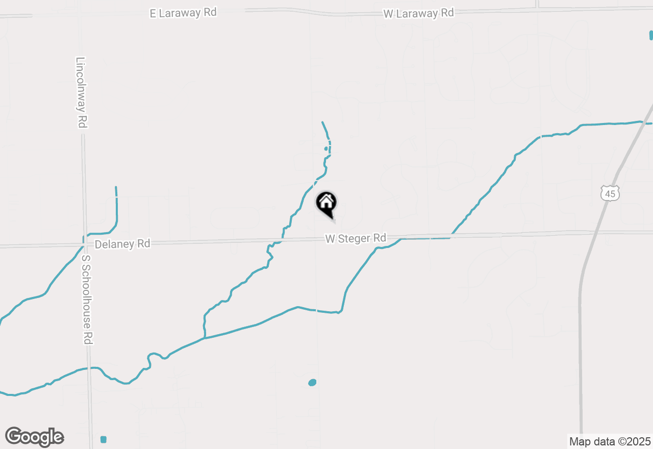 Map of 23023 S Scheer Road, Frankfort, IL 60423