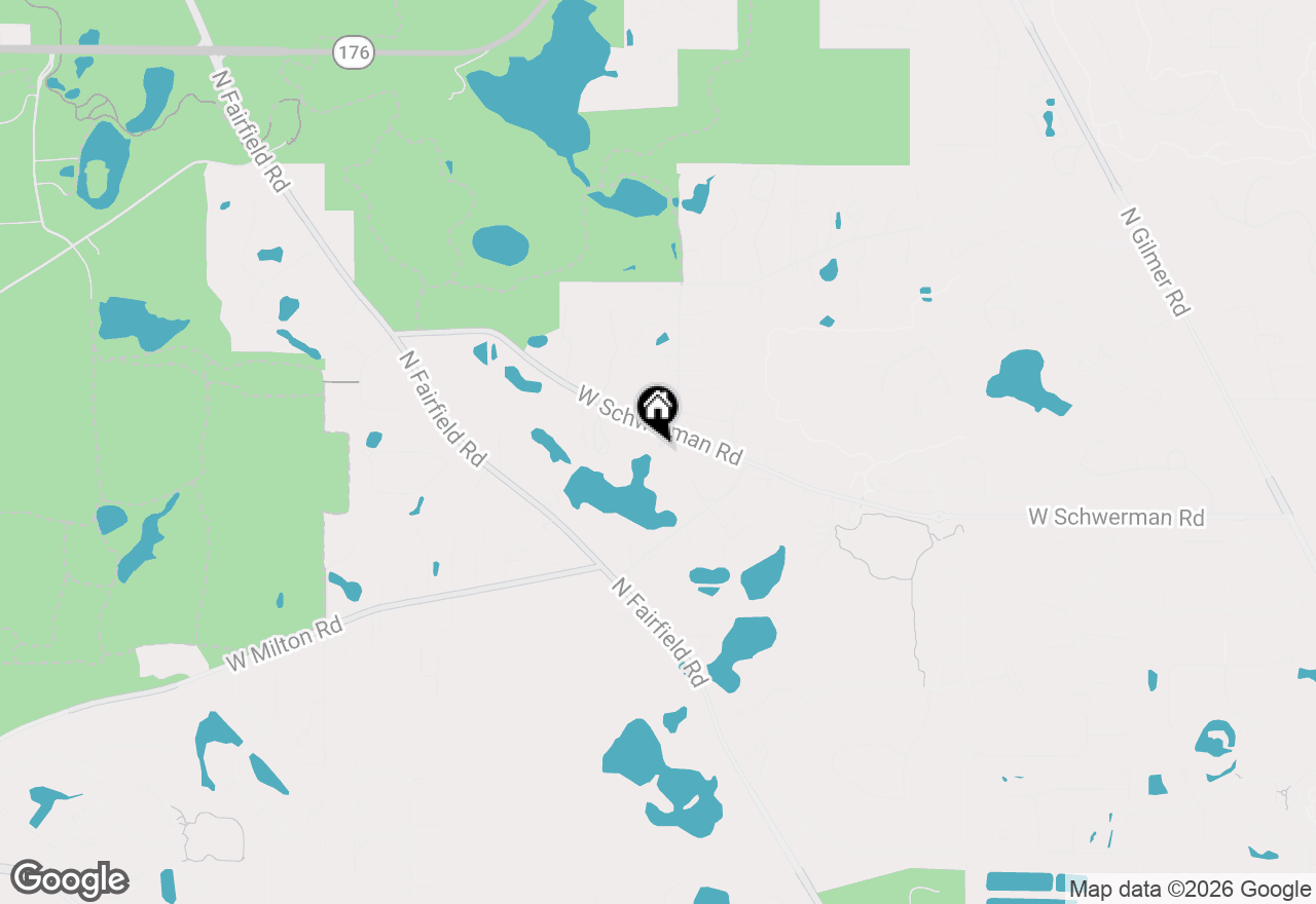 Map of 23033 W Schwerman Road, Mundelein, IL 60060