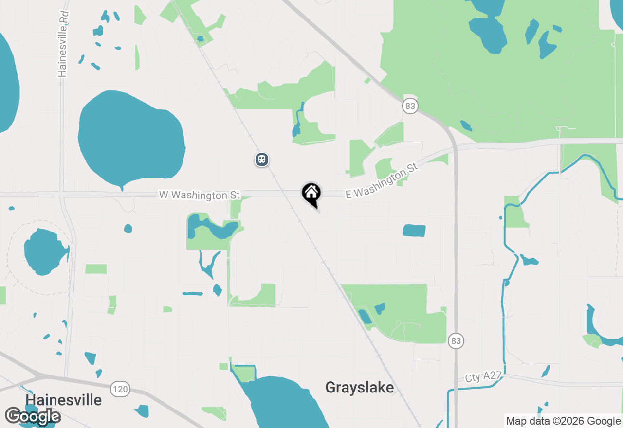 Map of 45 Highland Road, Grayslake, IL 60030