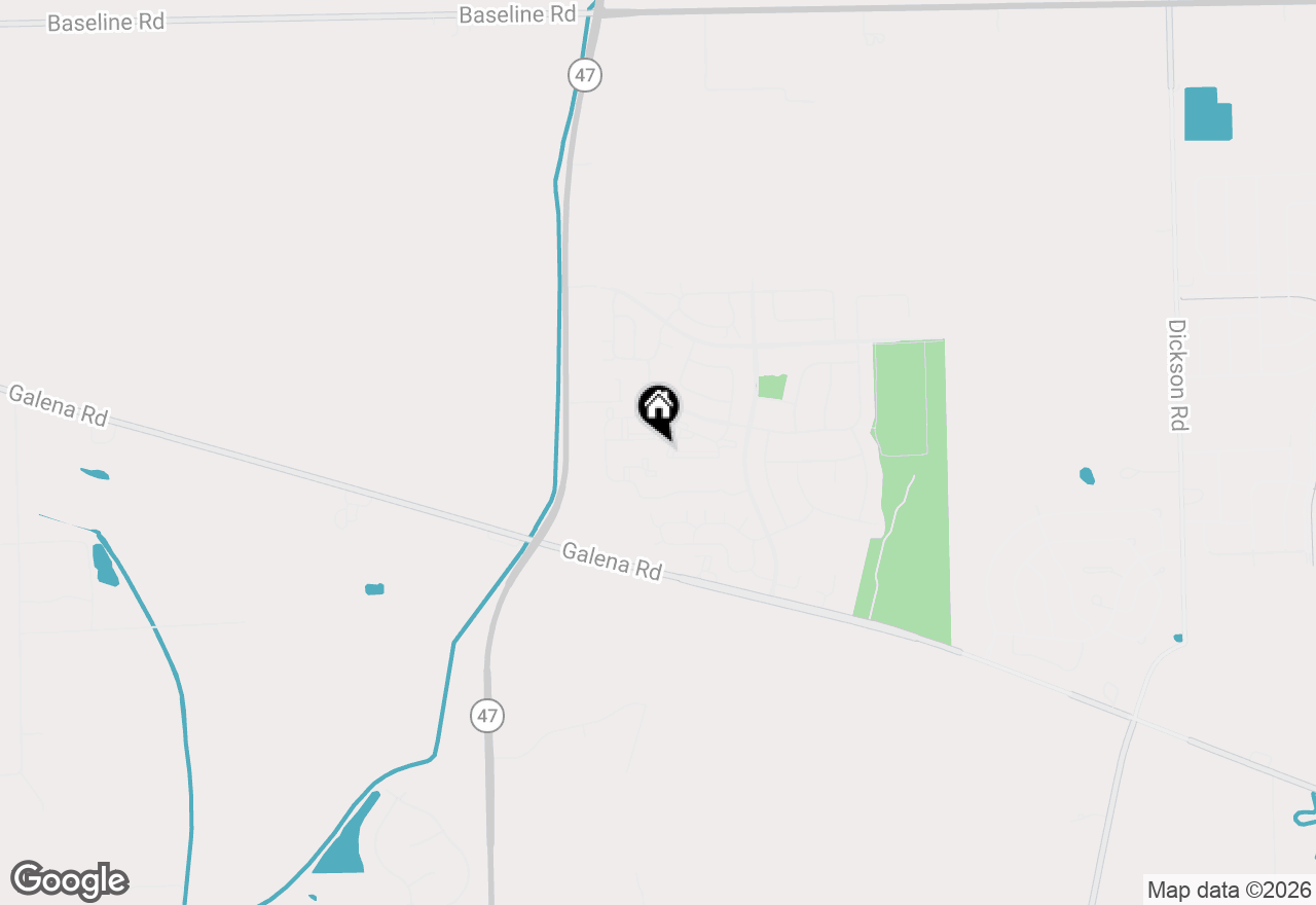 Map of 148 Bertram Drive #P, Yorkville, IL 60560