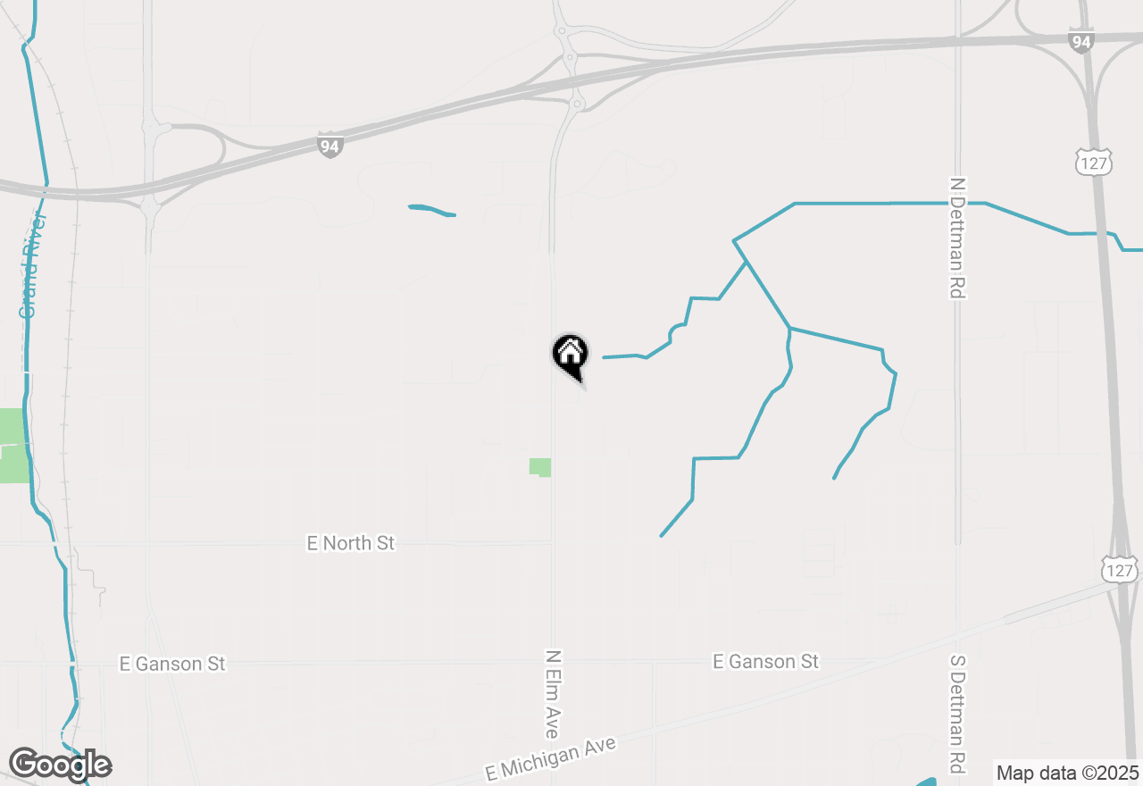 Map of 708 Orange Street, Jackson, MI 49202