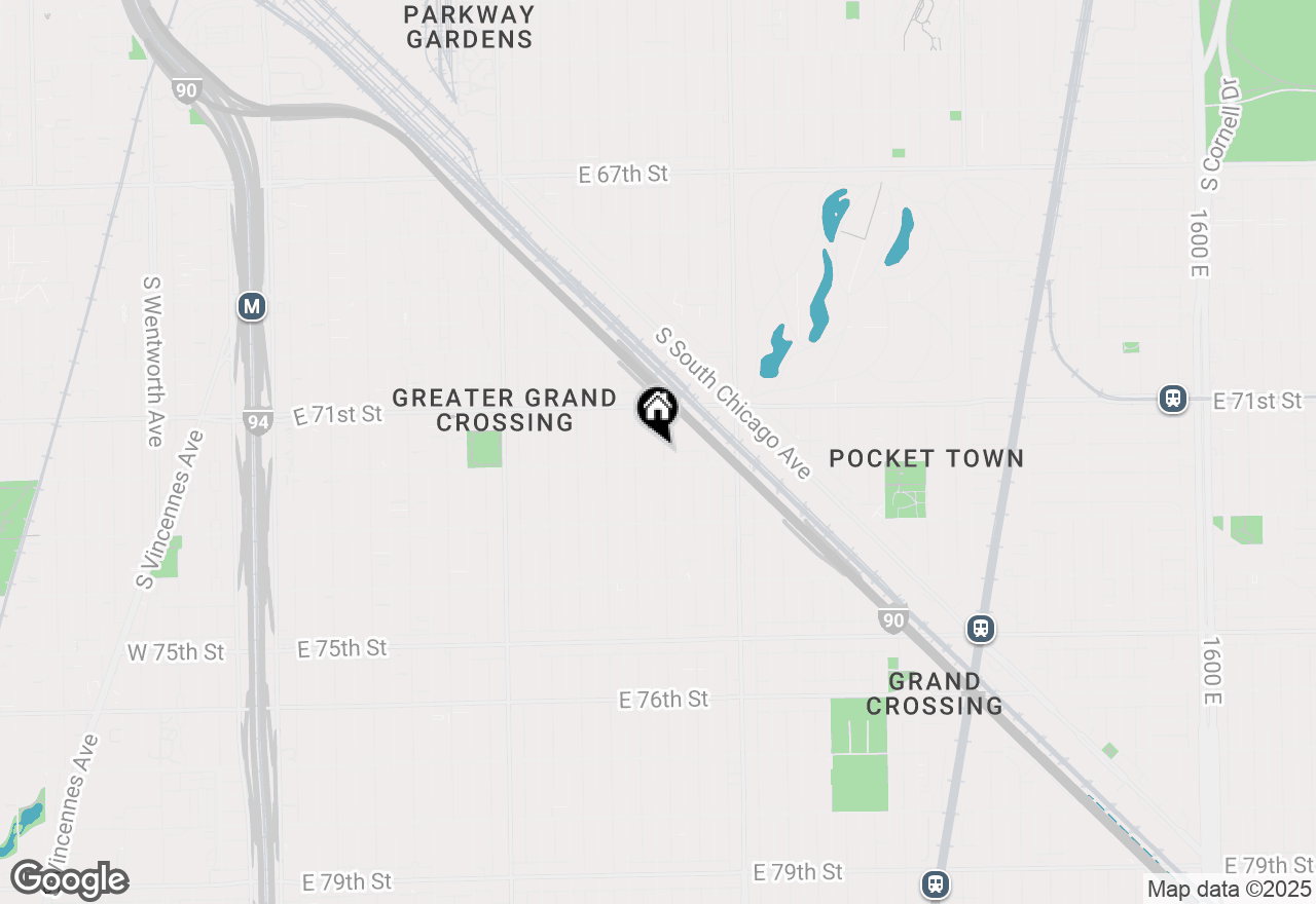 Map of 7151 S Champlain Avenue, Chicago, IL 60619