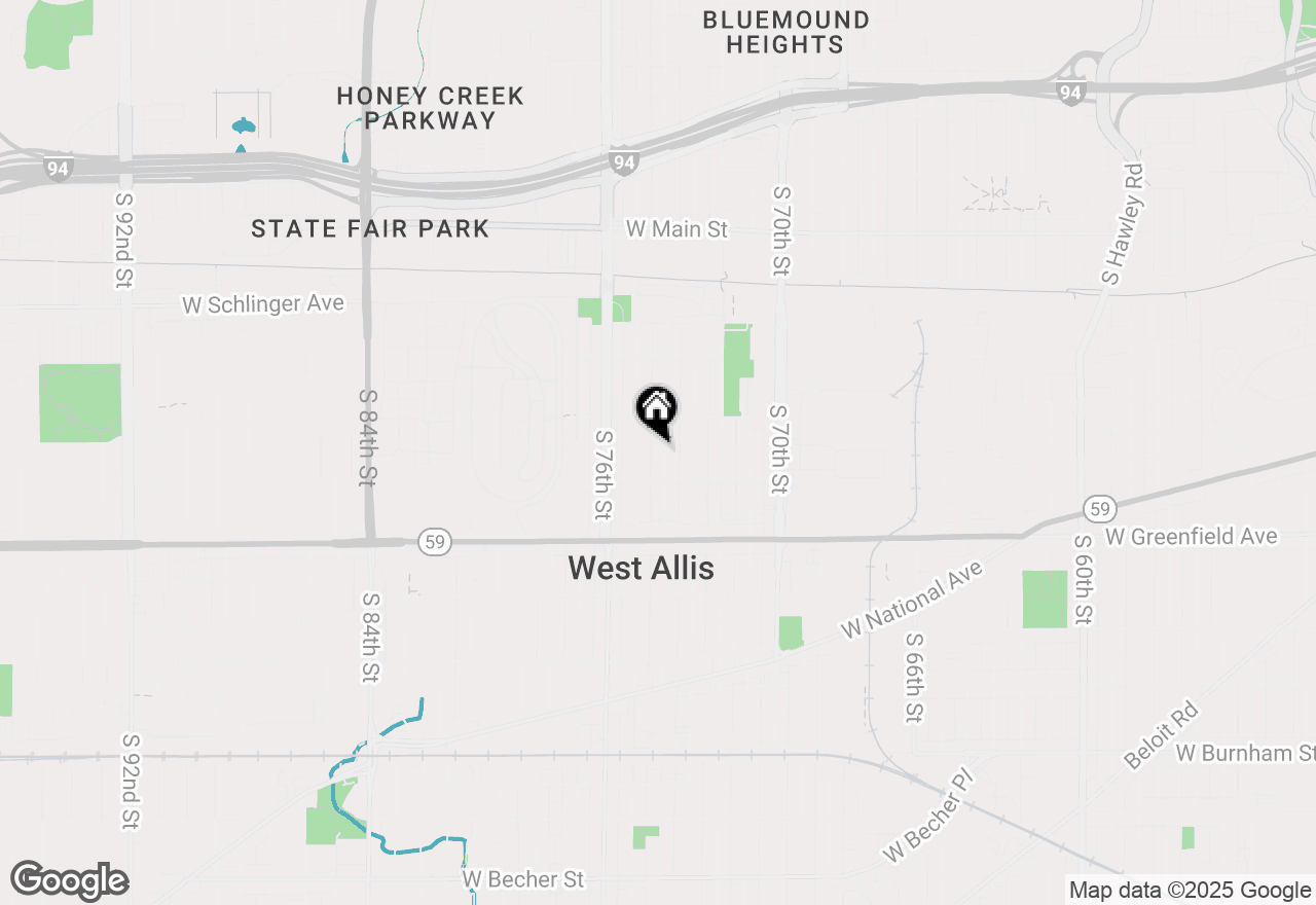 Map of 1205 S 74th St #1207, West Allis, WI 53214