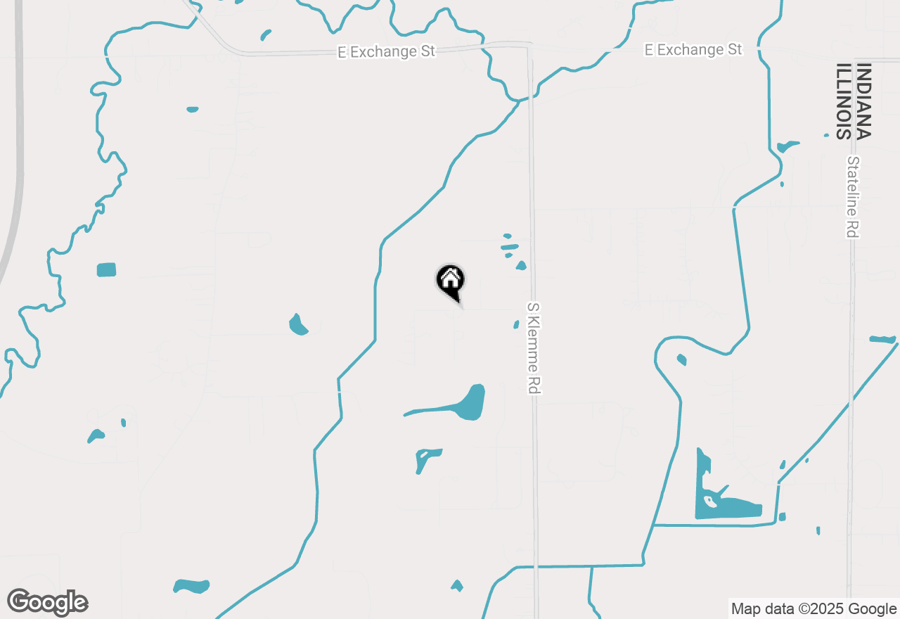Map of 2555 E Vandrunen Drive, Crete, IL 60417