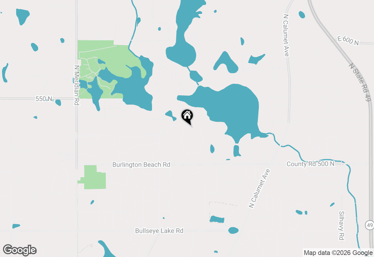 Map of 4610 Thornbury Drive W, Valparaiso, IN 46383
