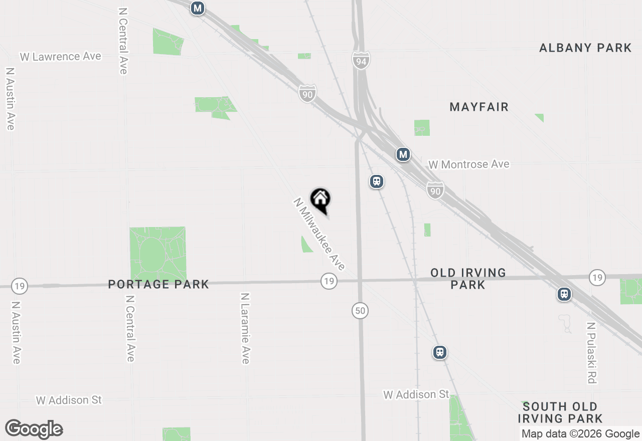 Map of 4912 W Berteau Avenue, Chicago, IL 60641