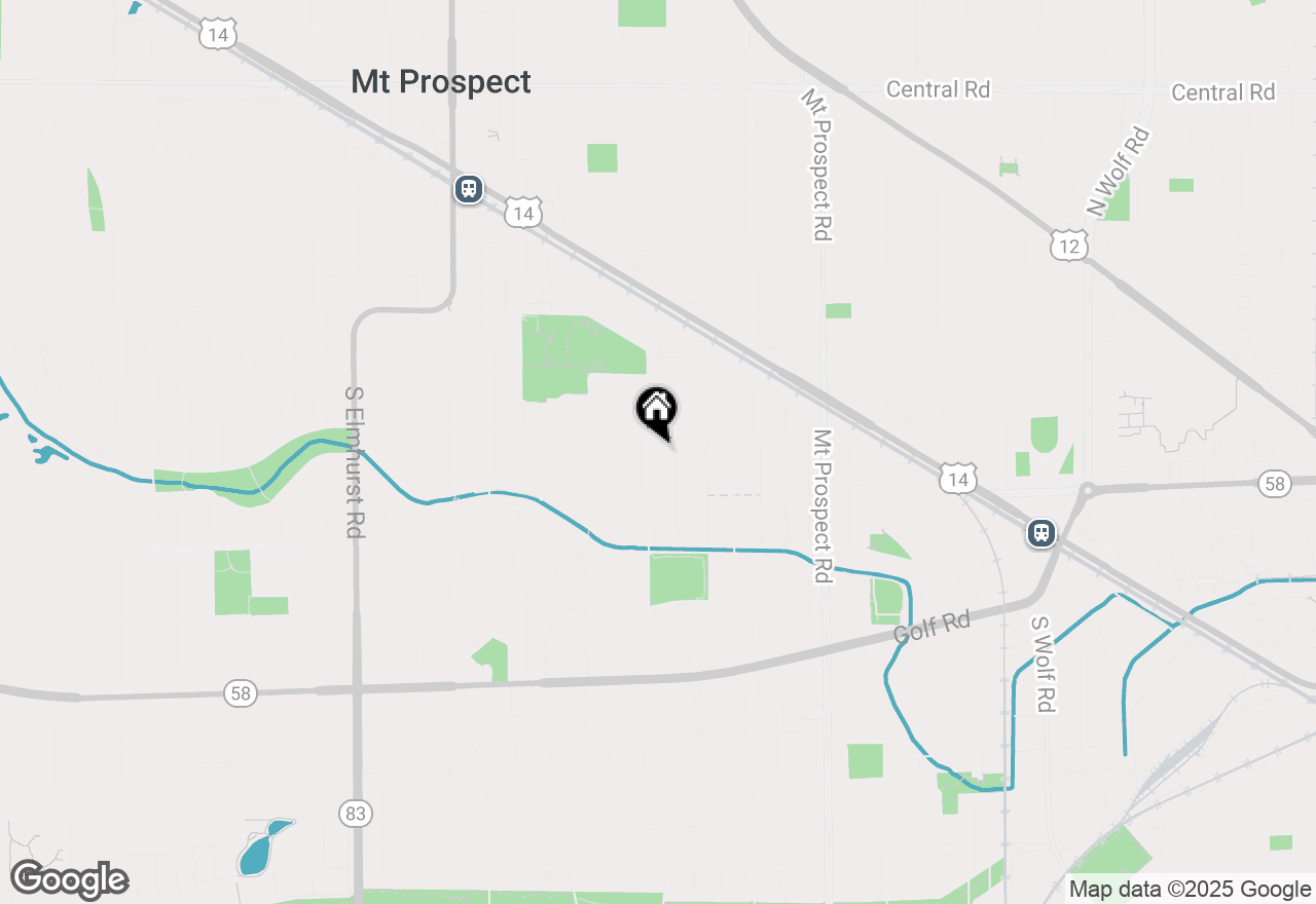 Map of 605 S William Street, Mount Prospect, IL 60056