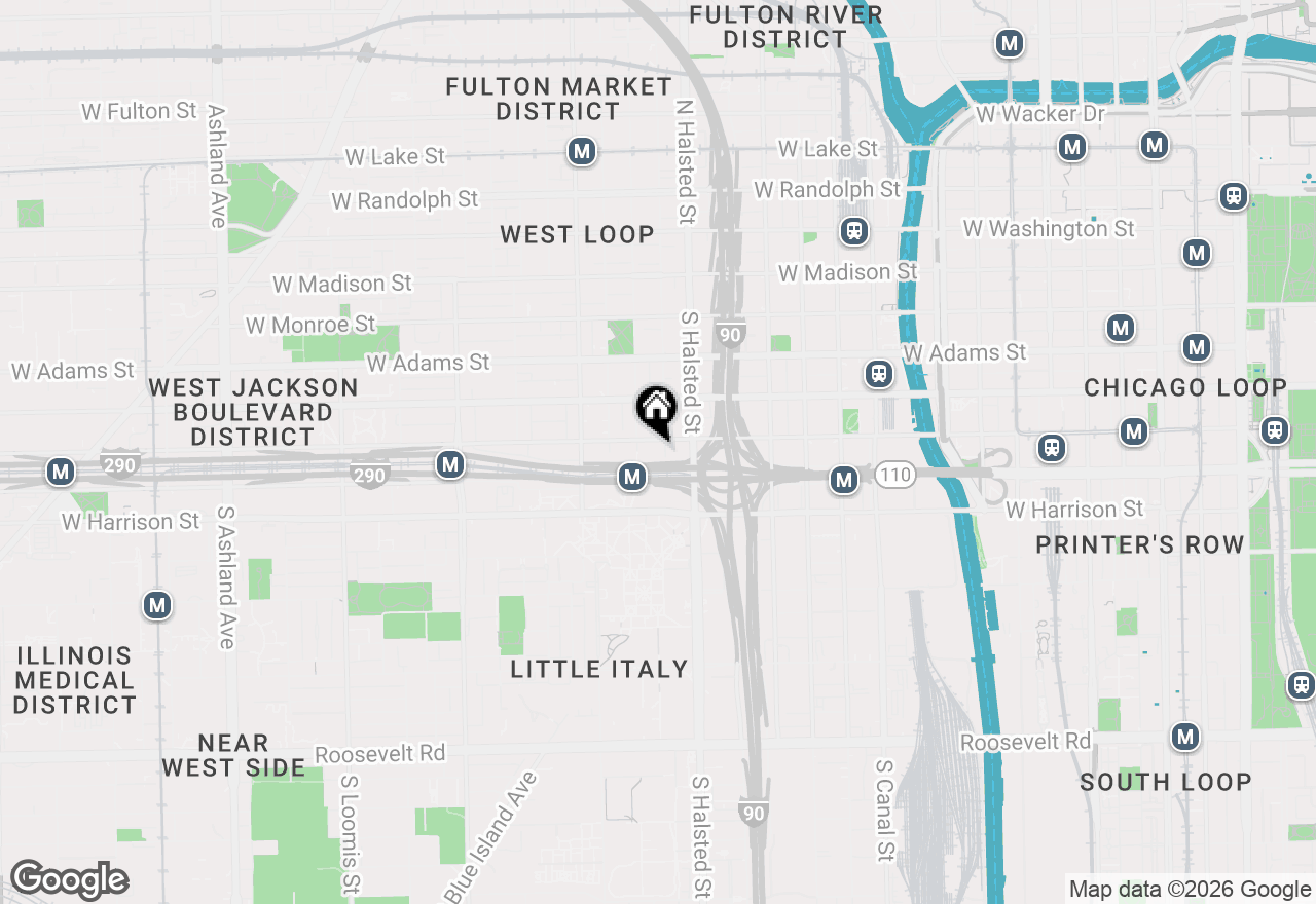 Map of 400 S Green Street #208, Chicago, IL 60607