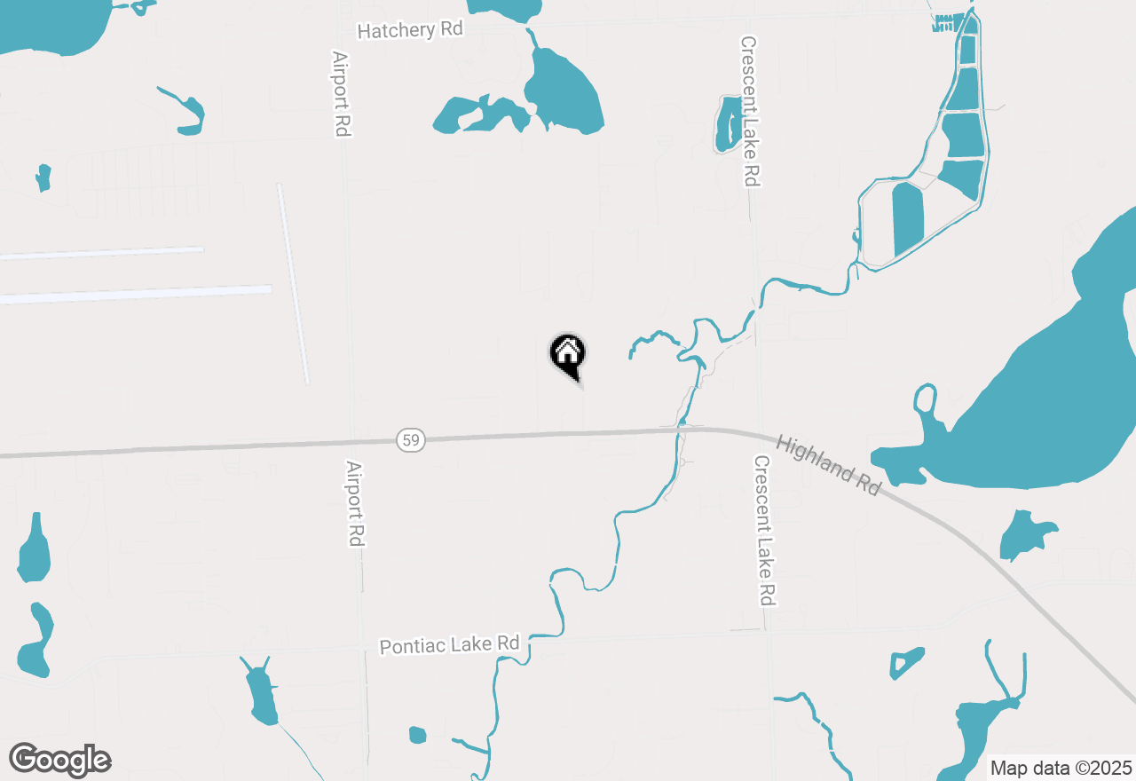 Map of 1641 Balian Road #E-38, Waterford, MI 48327