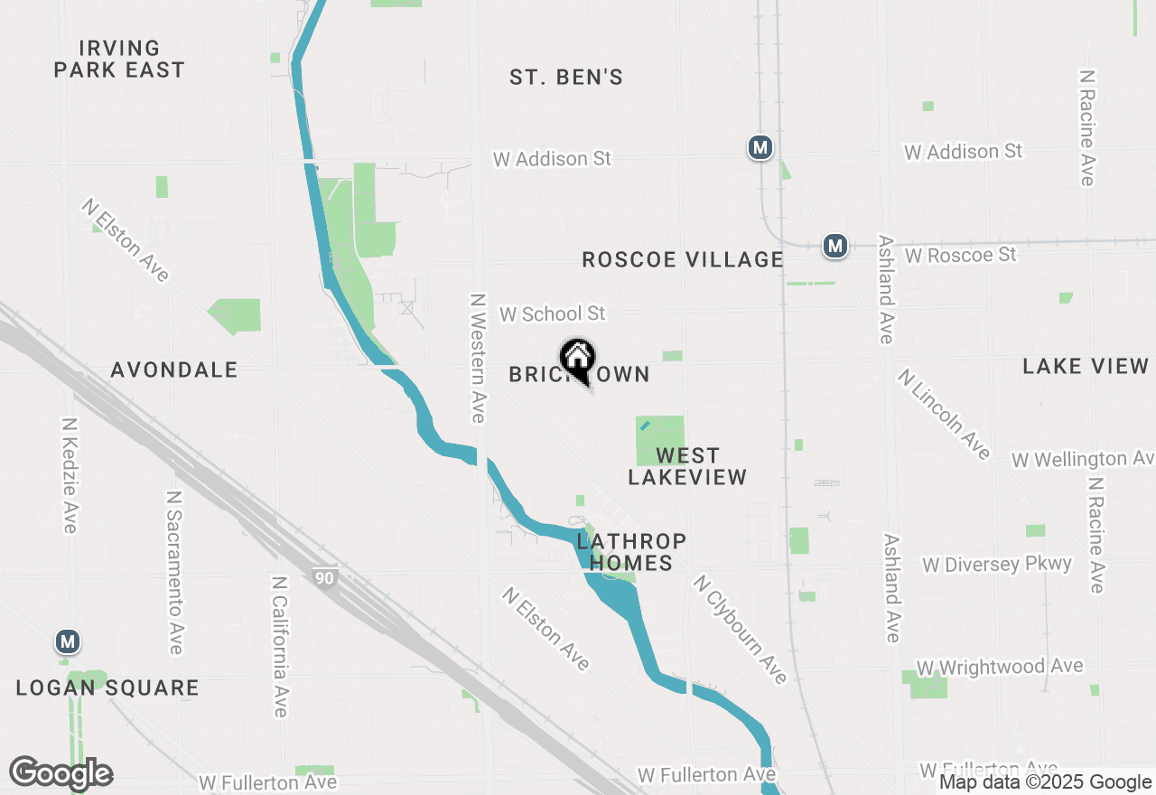 Map of 3120 N Leavitt Street, Chicago, IL 60618