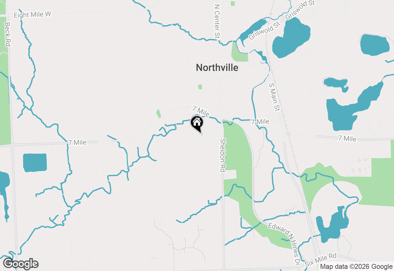 Map of 437 Covington Court #68, Northville, MI 48168