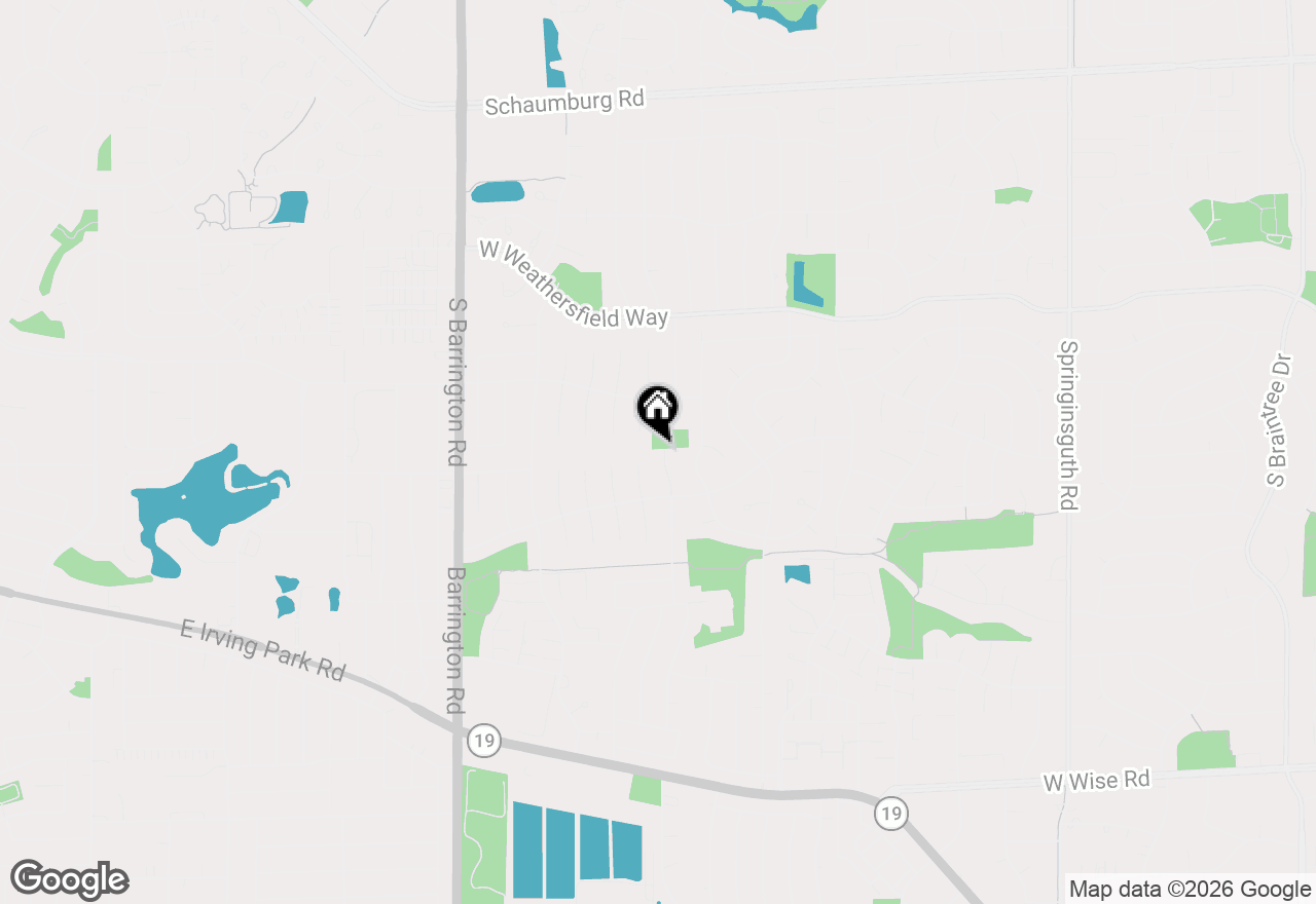 Map of 7994 Kensington Lane, Hanover Park, IL 60133