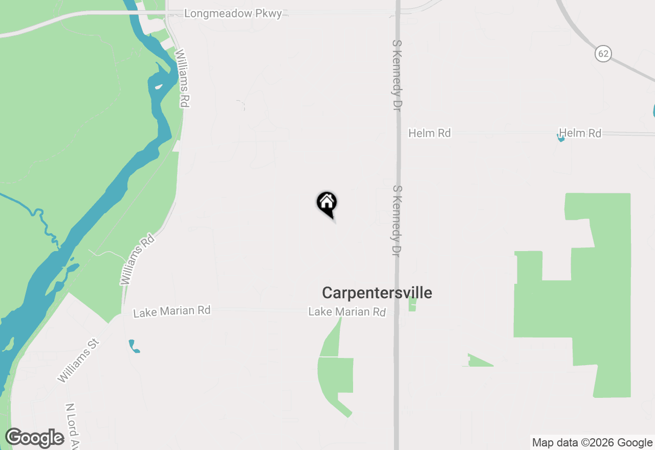 Map of 969 Berkley Street, Carpentersville, IL 60110