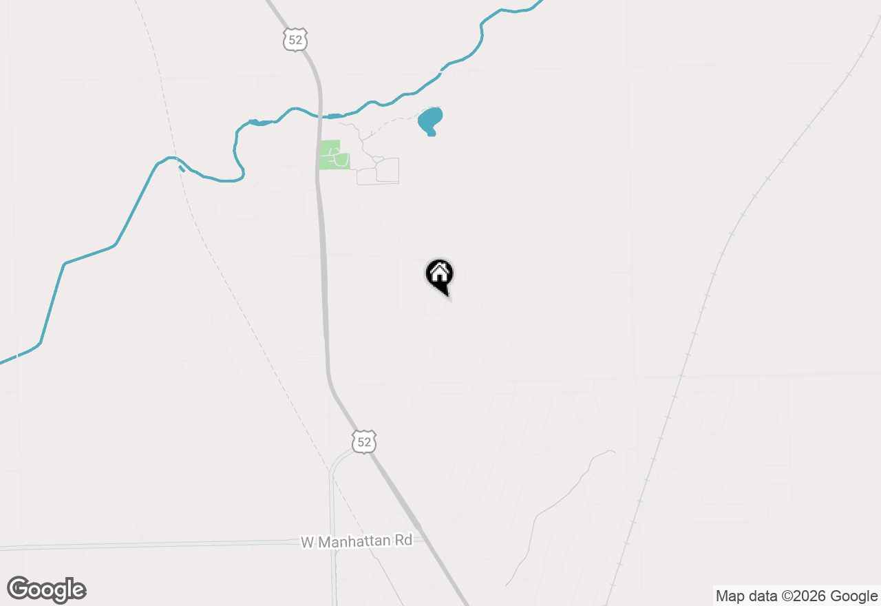 Map of 24504 Arrowhead Drive, Manhattan, IL 60442