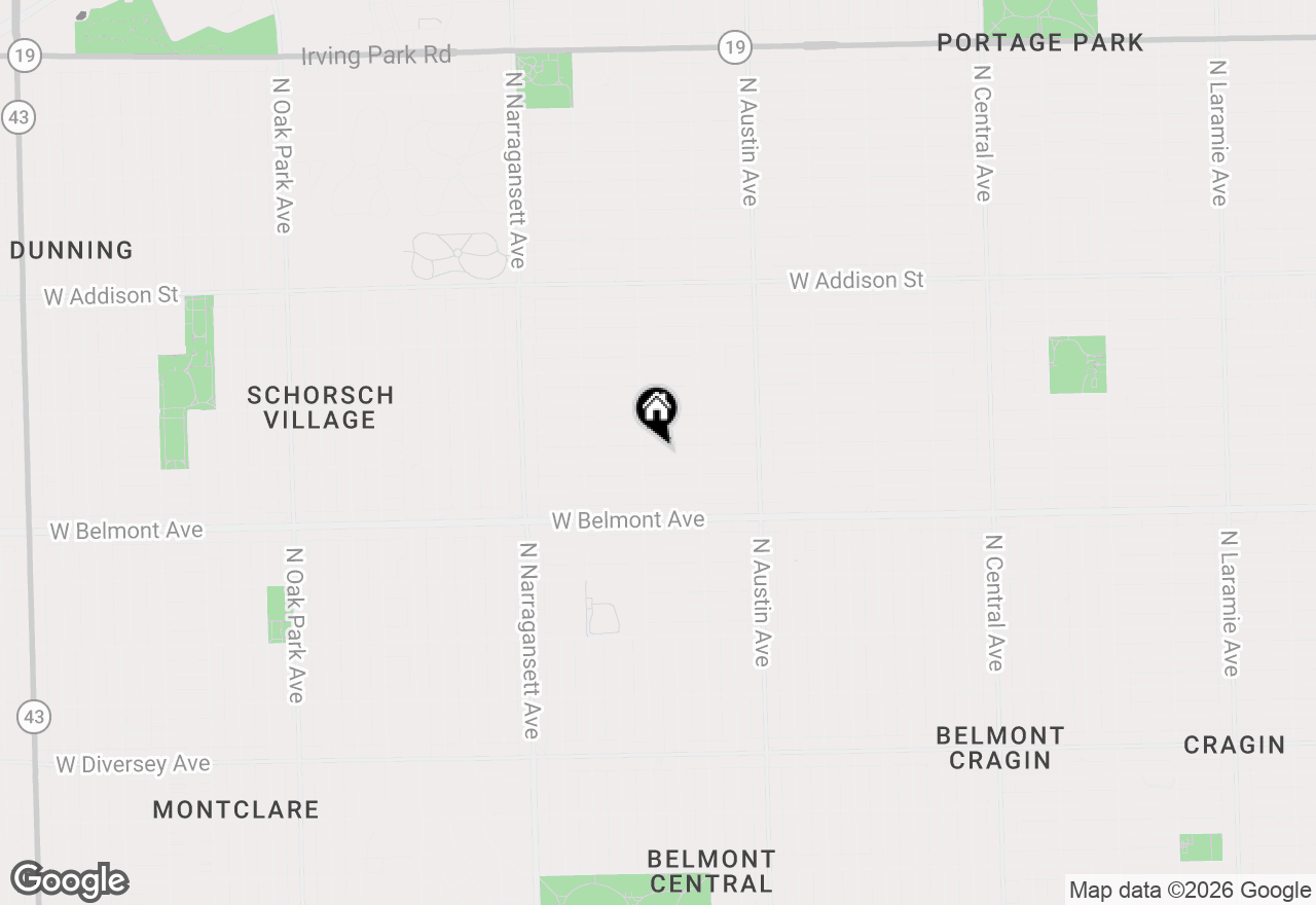 Map of 6144 W School Street, Chicago, IL 60634