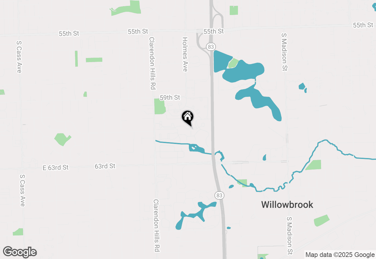 Map of 70 Lincoln Oaks Drive #707, Willowbrook, IL 60527