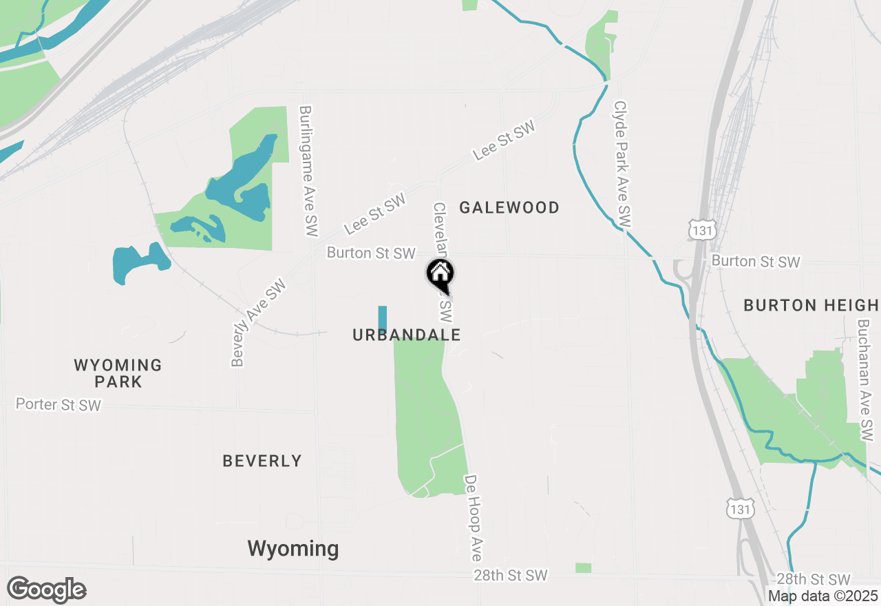 Map of 2113 Cleveland Avenue Sw, Wyoming, MI 49509