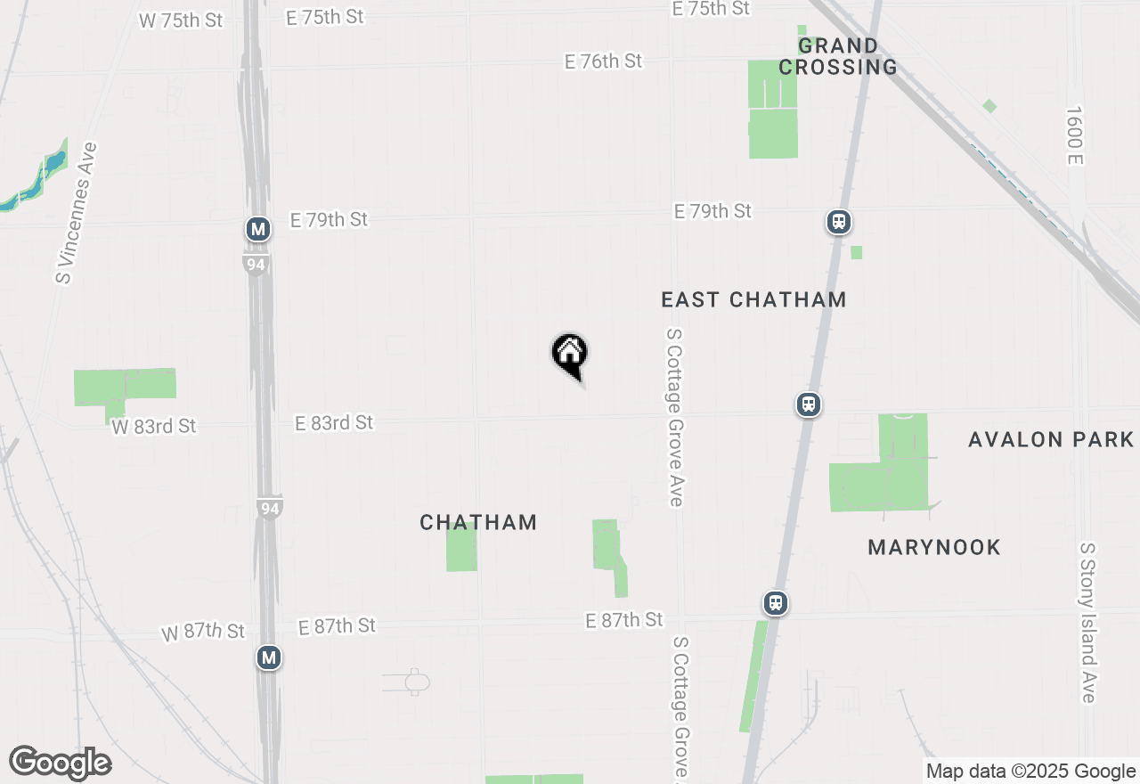 Map of 8228 S Saint Lawrence Avenue, Chicago, IL 60619