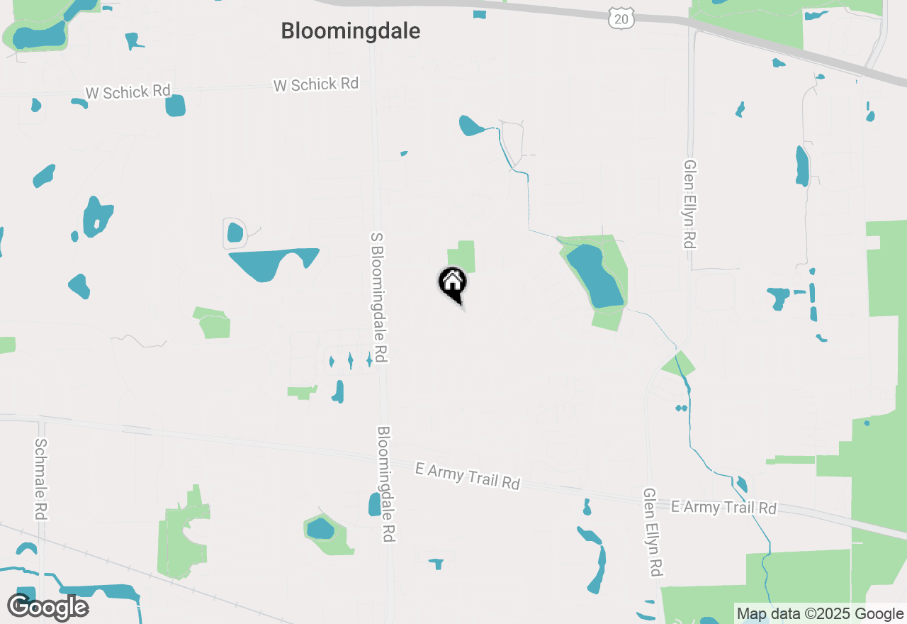 Map of 270 Cunningham Lane, Bloomingdale, IL 60108