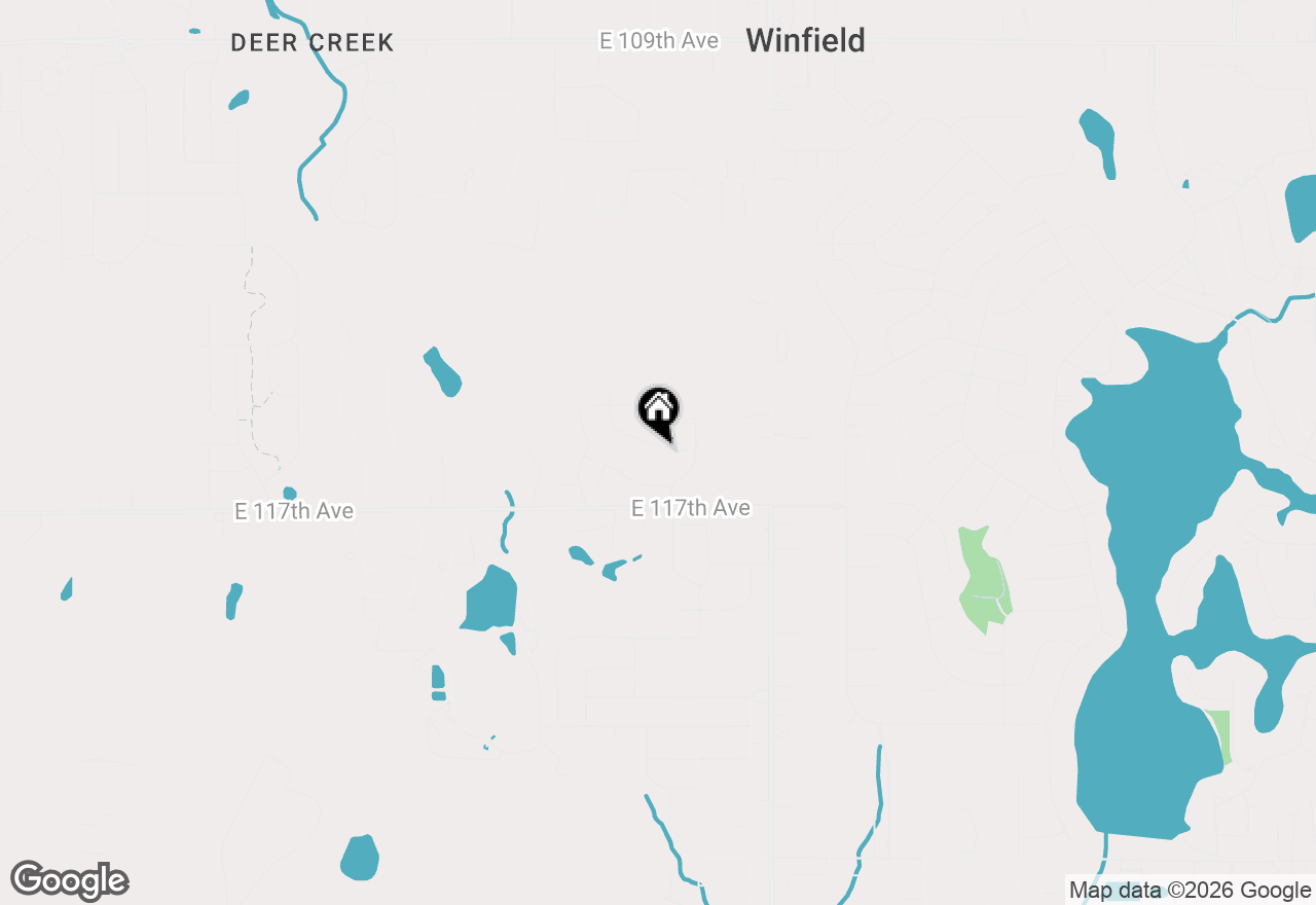 Map of 7523 E 116th Place, Winfield, IN 46307