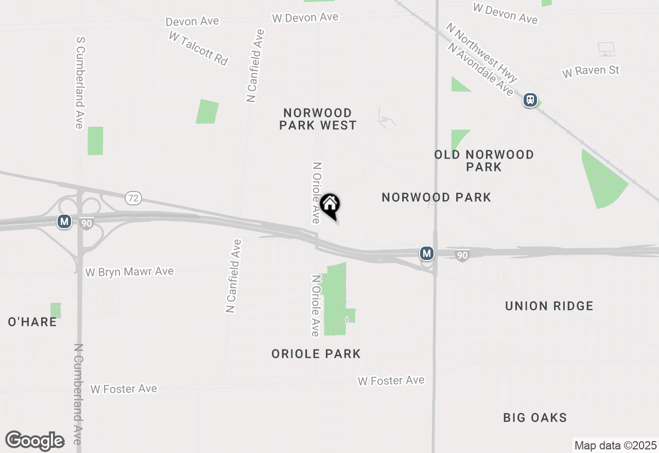 Map of 5723 N Oleander Avenue, Chicago, IL 60631