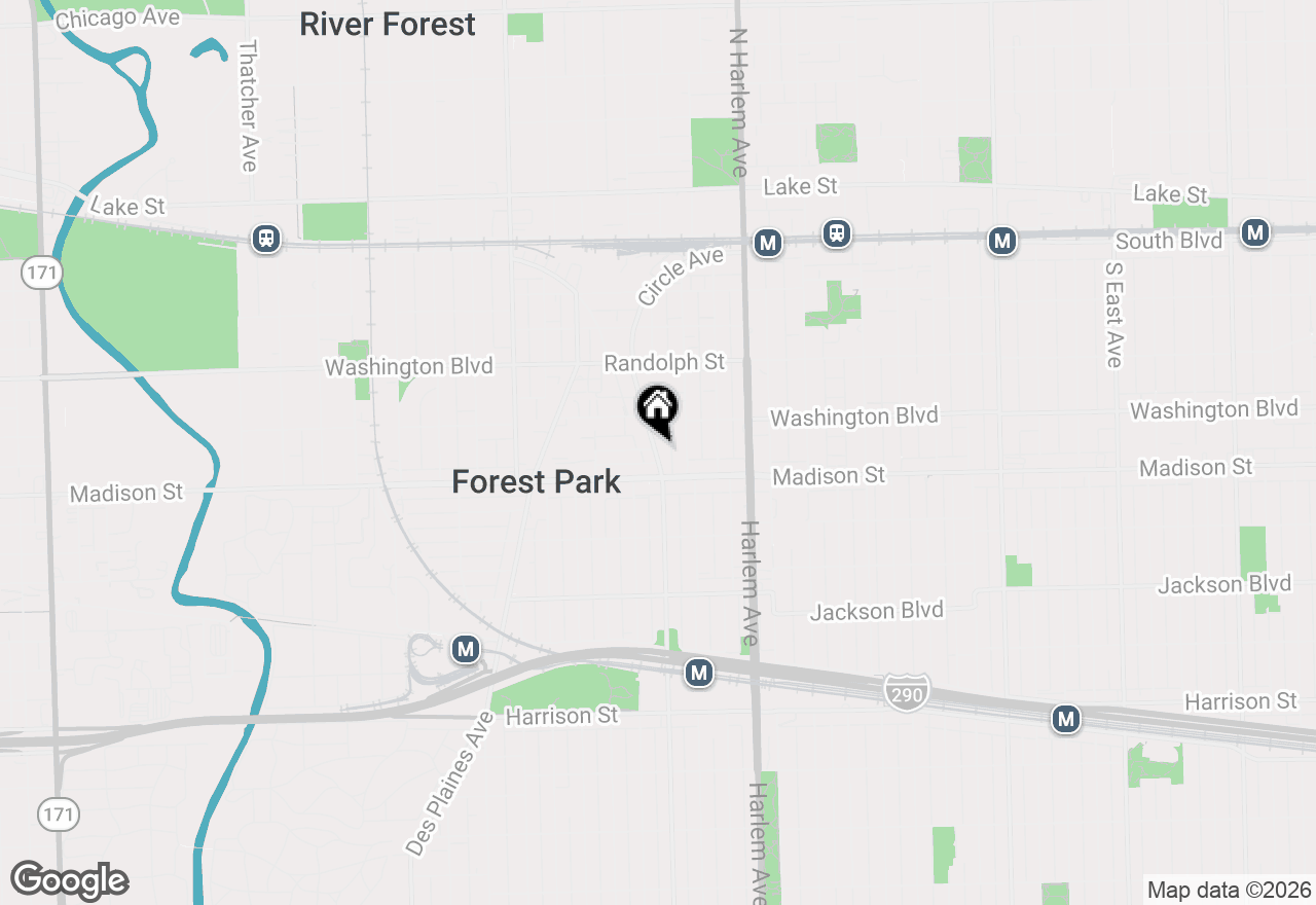 Map of 330 Circle Avenue, Forest Park, IL 60130