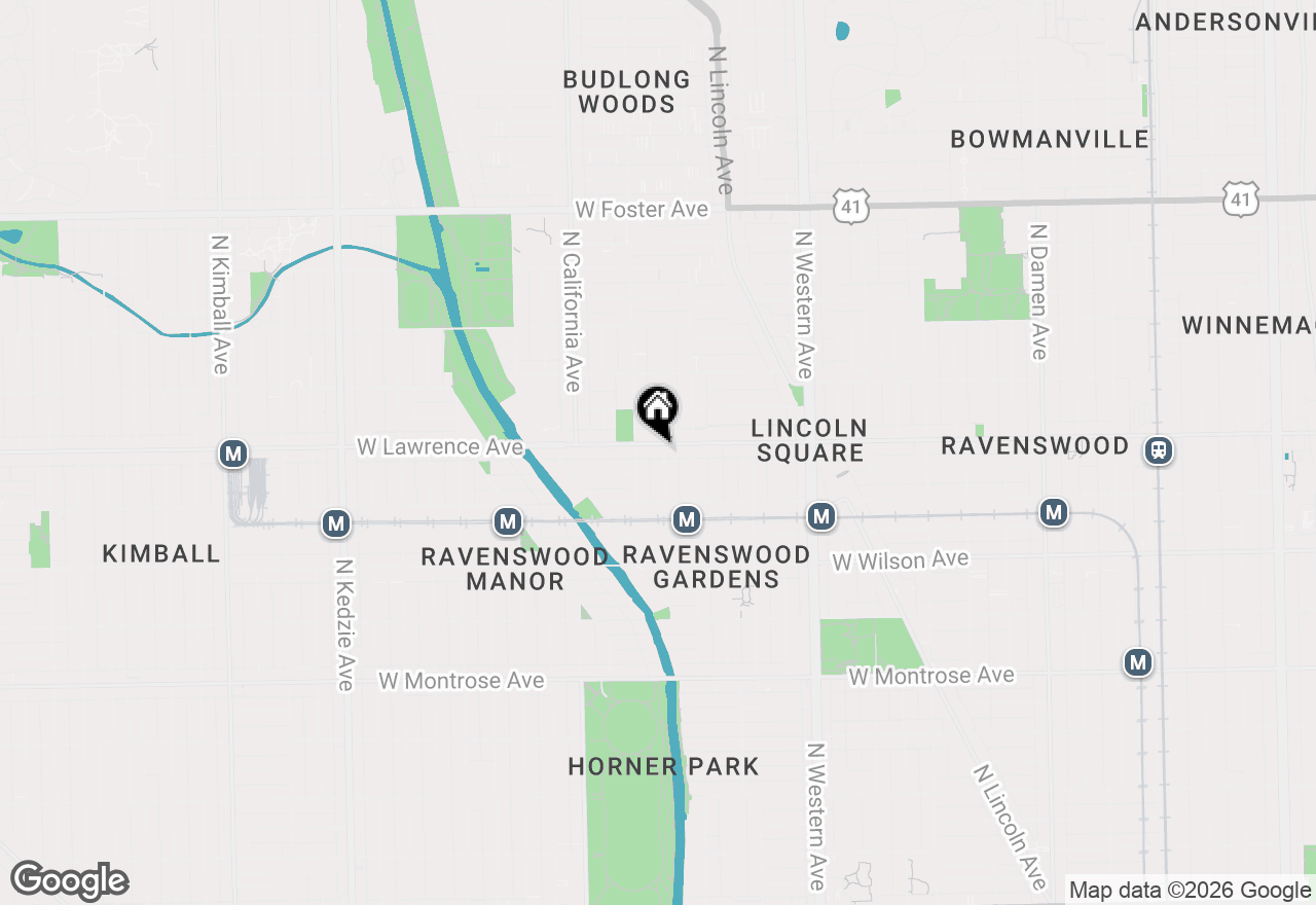Map of 2635 W Lawrence Avenue #4B, Chicago, IL 60625