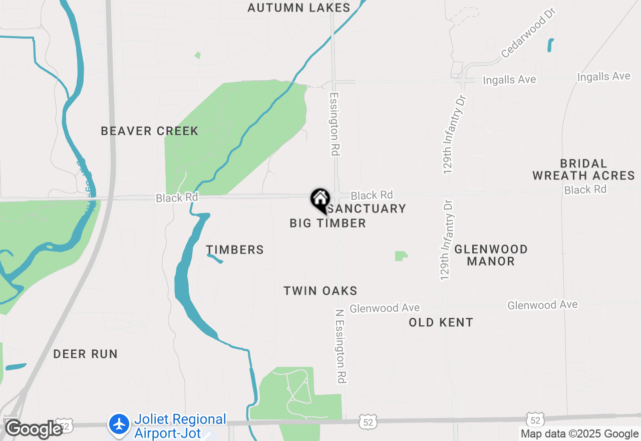 Map of 740 Big Timber Drive, Joliet, IL 60431