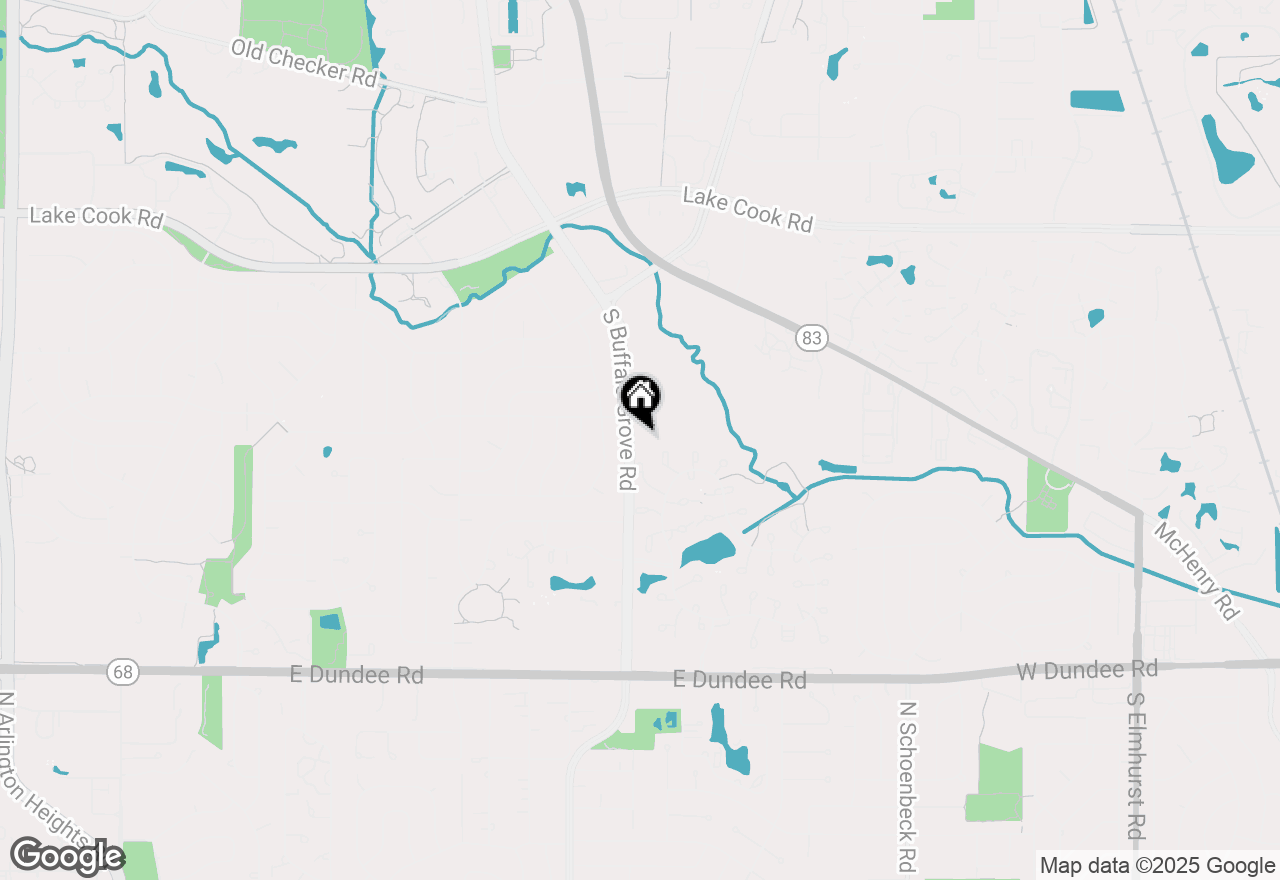 Map of 385 S Buffalo Grove Road, Buffalo Grove, IL 60089
