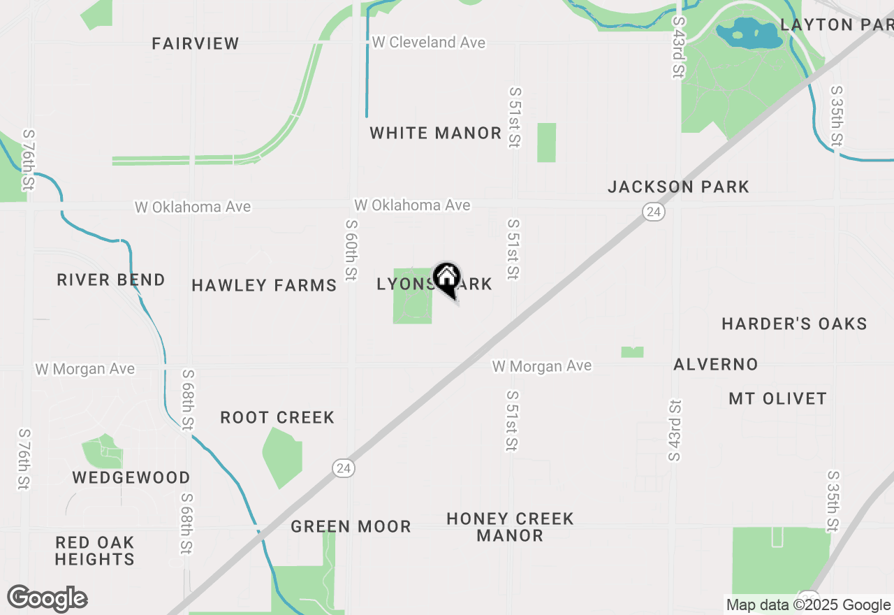 Map of 3347 S 54th St, Milwaukee, WI 53219